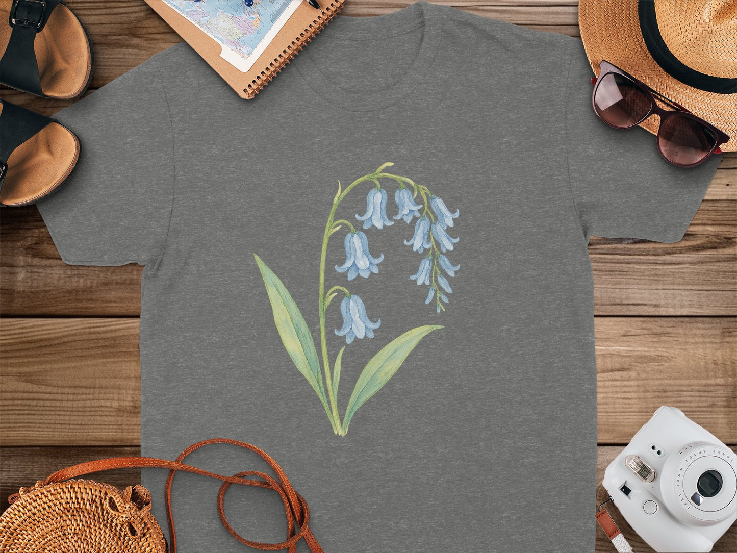 Bluebell Flower Graphic Design T-shirt product type