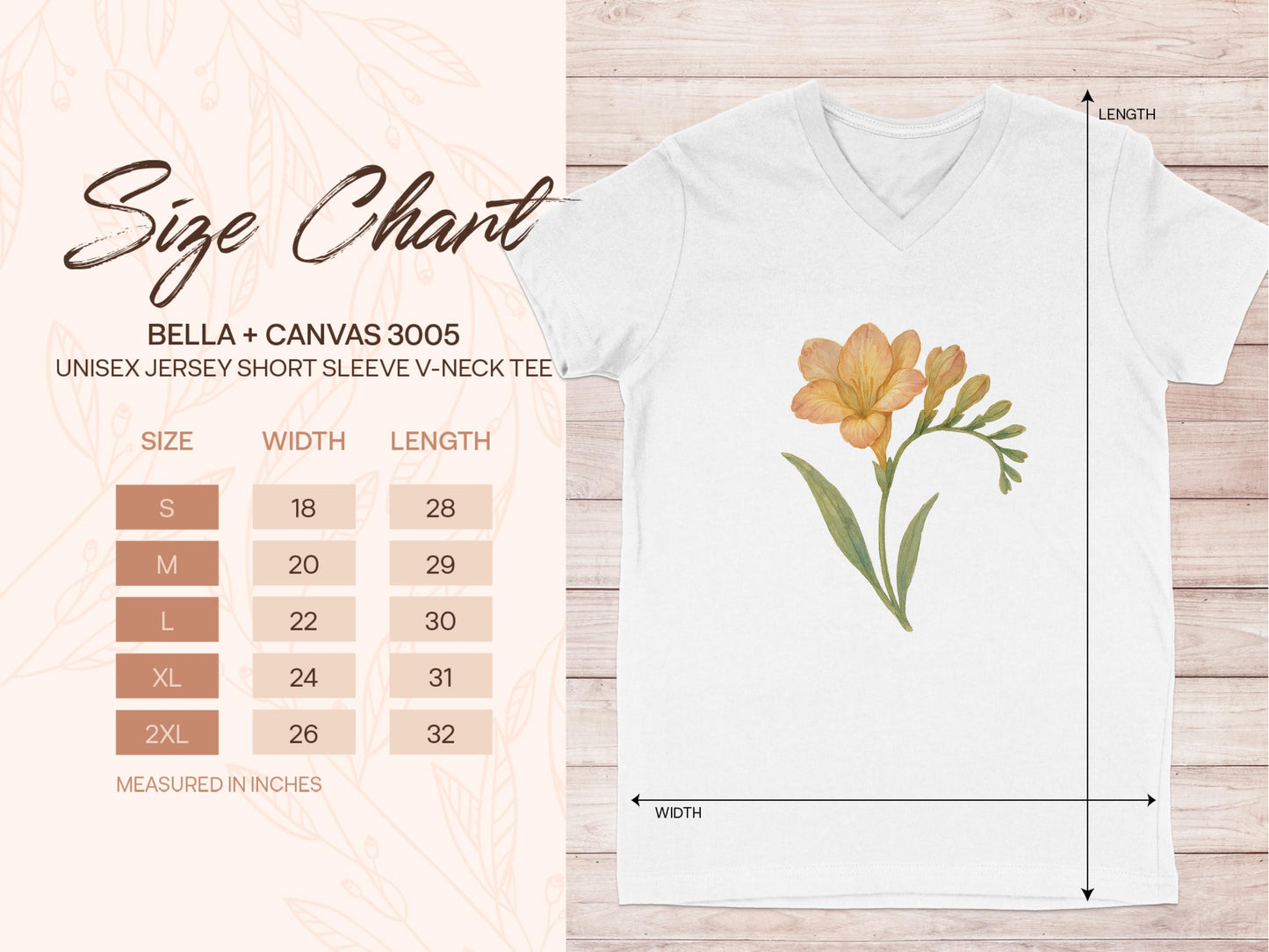 Floral Printed V-neck Short Sleeve T-shirt product type