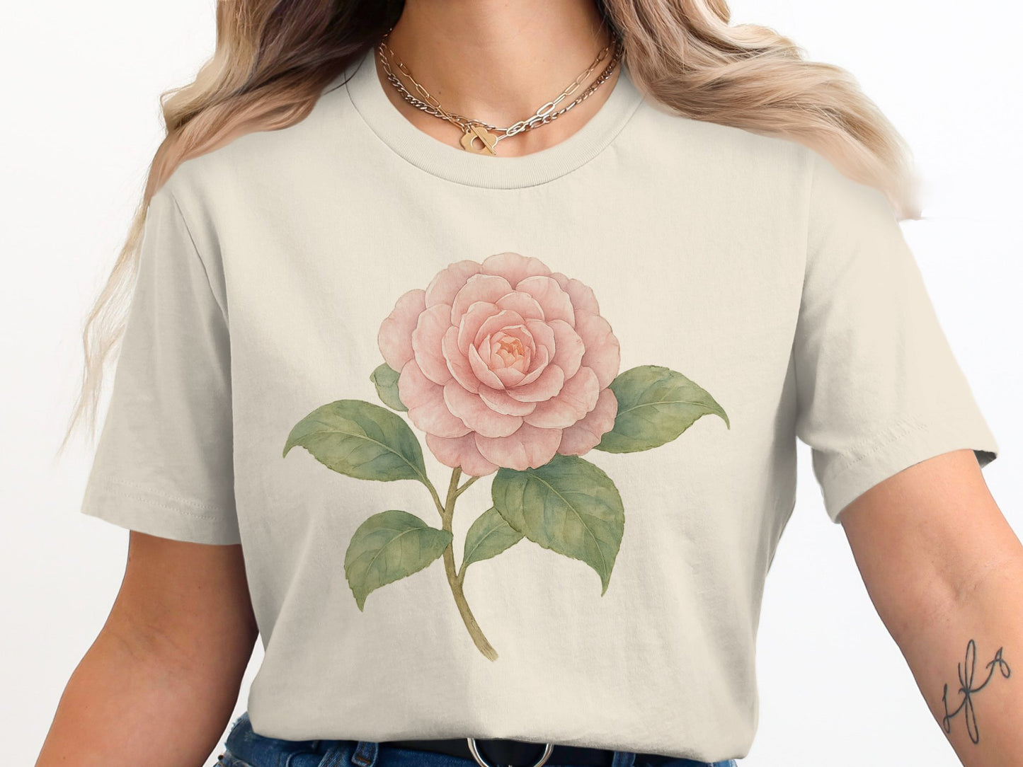 Beautiful Floral Print Casual T Shirt for Everyday Wear Product Type