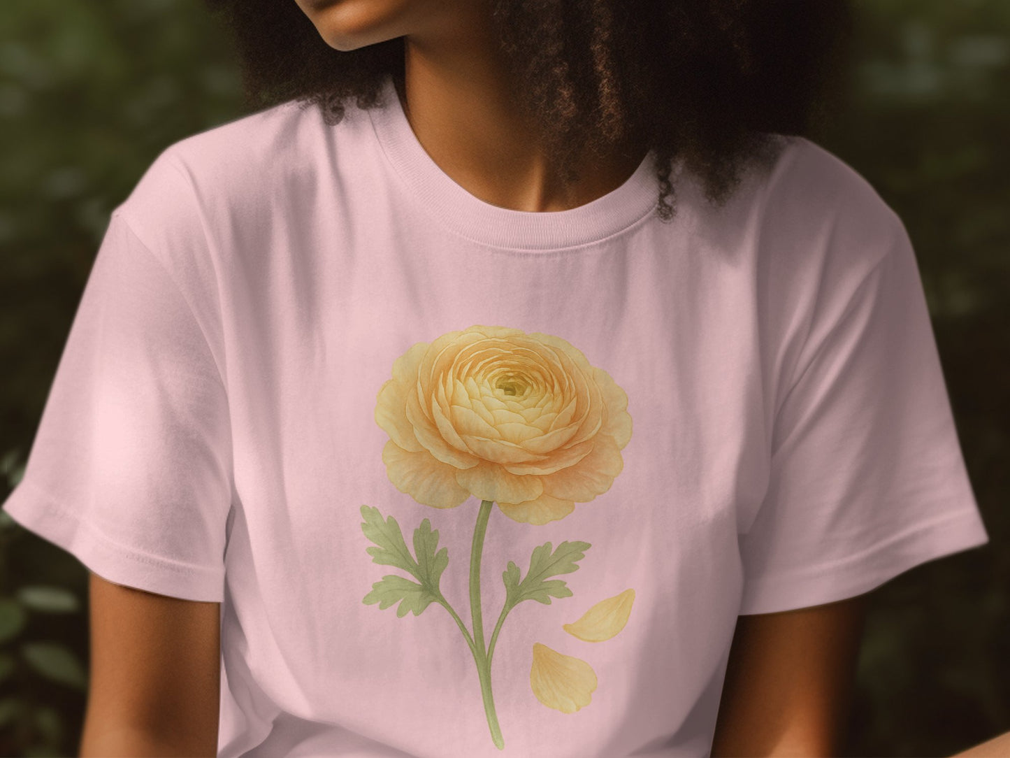 Beautiful Yellow Flower Beautifully Printed Shirt product type