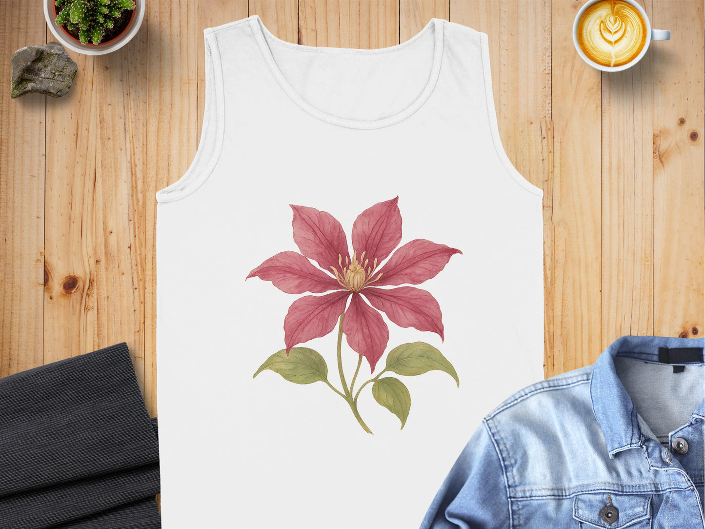 Floral Print Sleeveless Top Casual Summer Shirt product type