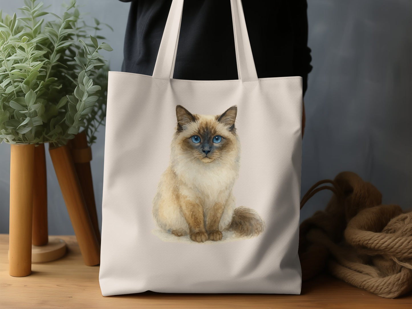 Adorable Cat Print Tote Bag Perfect Everyday Product