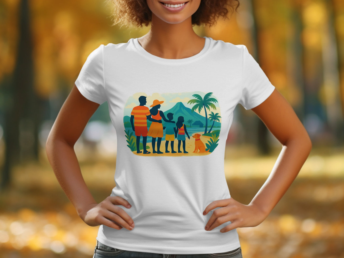 Family Vacation Scenic Graphic T-Shirt product