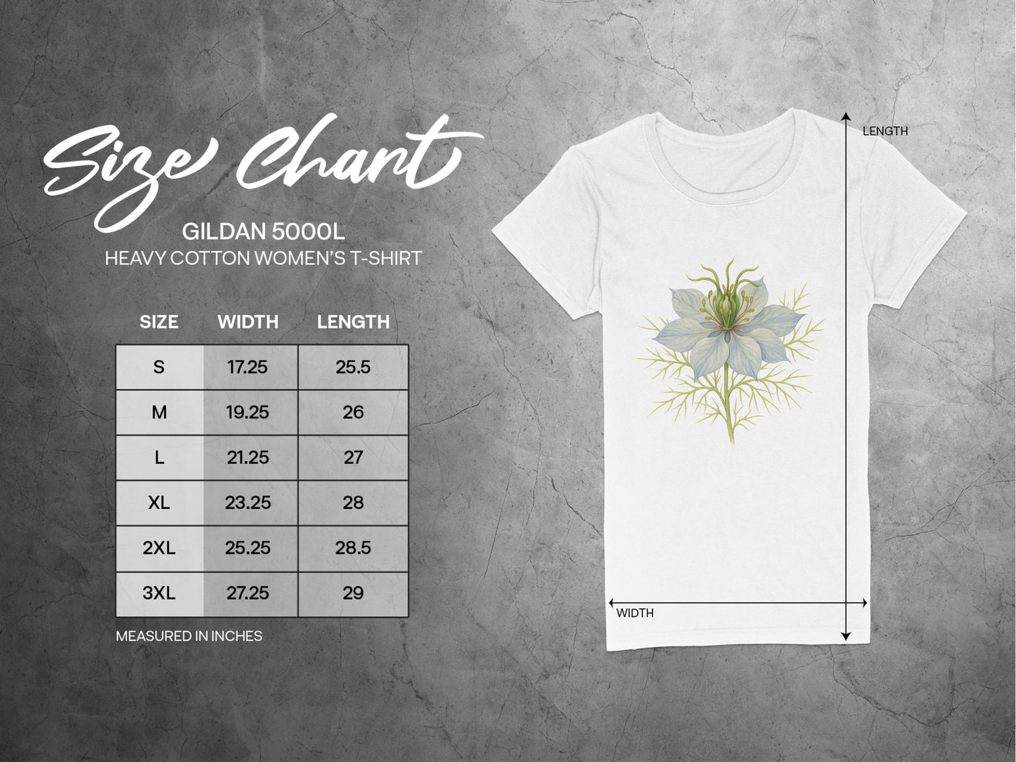 Elegant Botanical Print Women's T-shirt product type