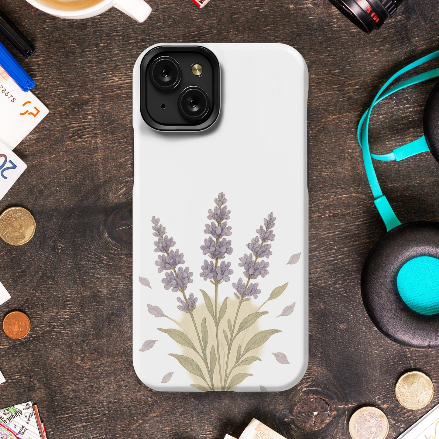 Lavender Flower Design iPhone Case product type