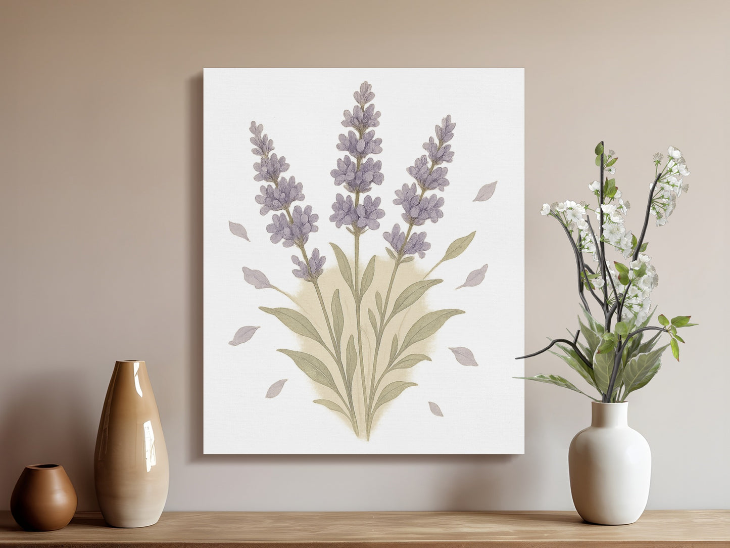 Lavender Bouquet Wall Decor Canvas Art product type