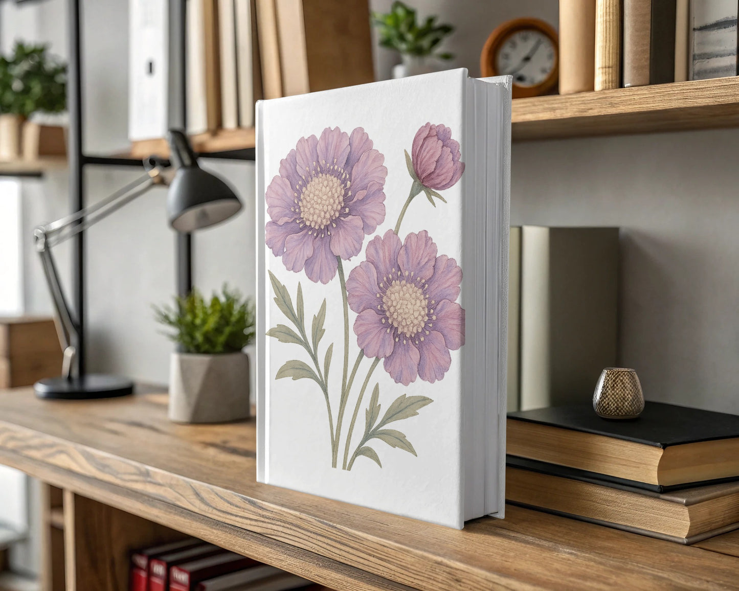 Beautiful Floral Art Notebook Hardcover Book product type