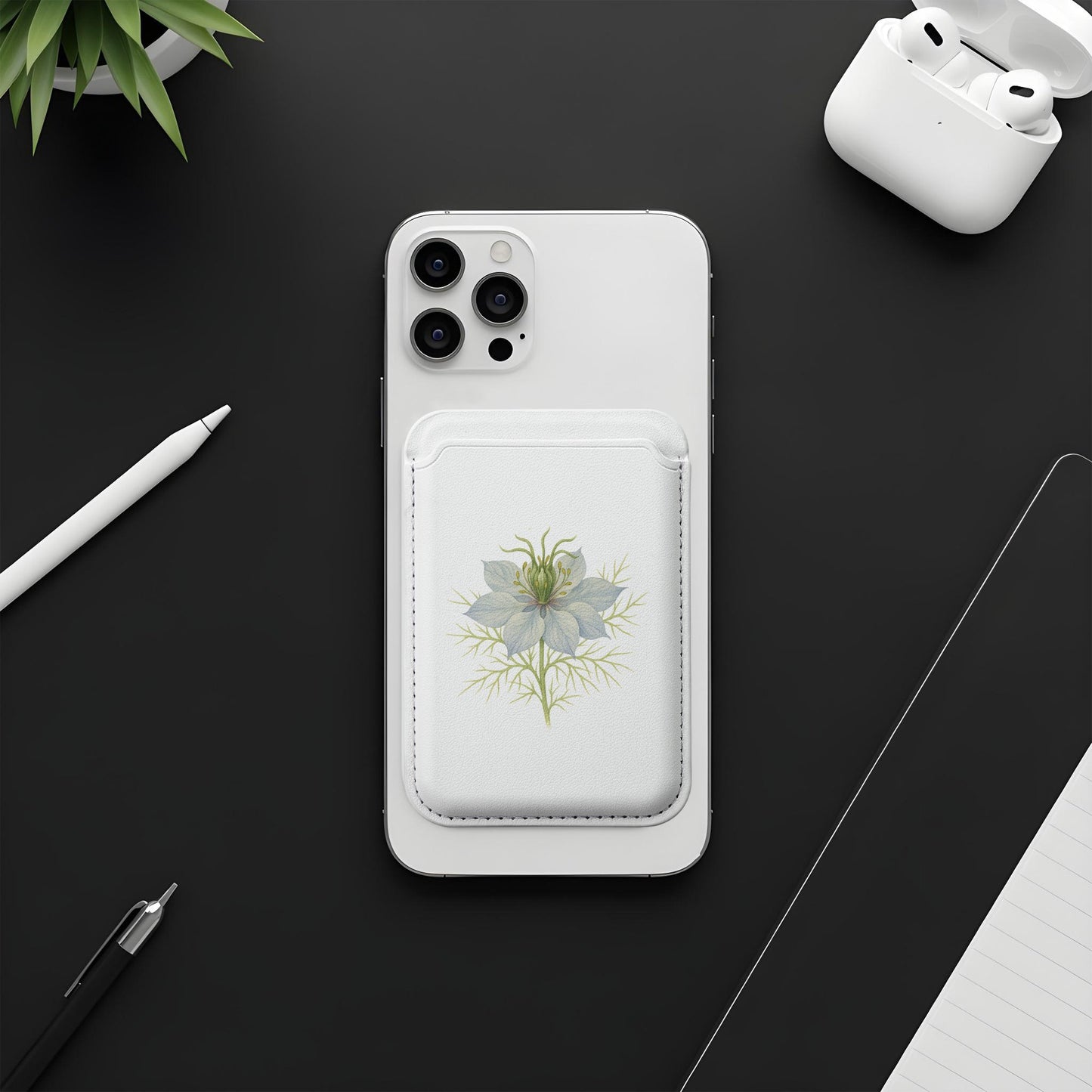 Stylish Floral Design Phone Card Holder product