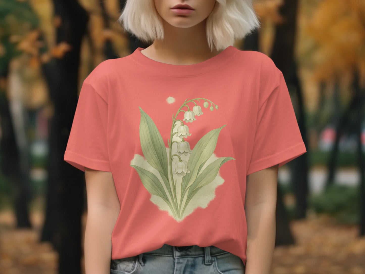 Lily of the Valley Printed Shirt Comfortable Casual product