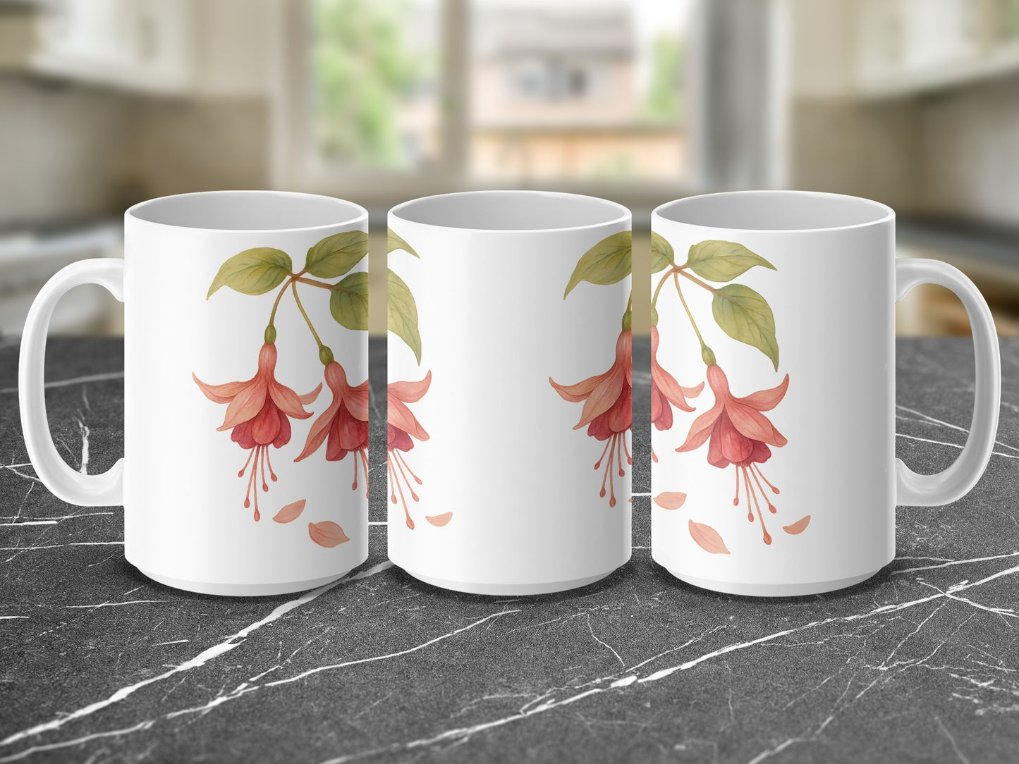 Beautiful Floral Design Coffee Mug product type