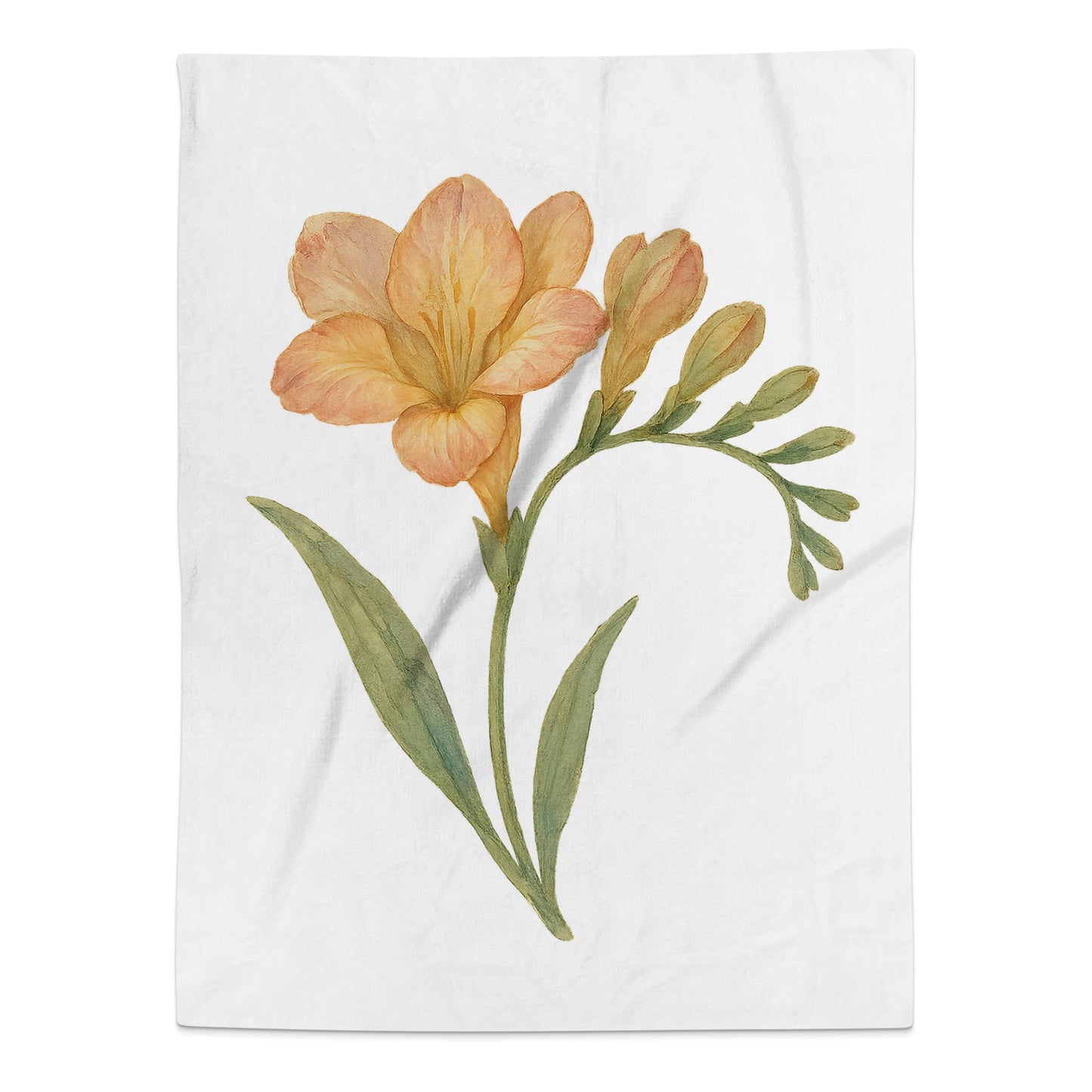 Beautiful Floral Print Cozy Soft Blanket product