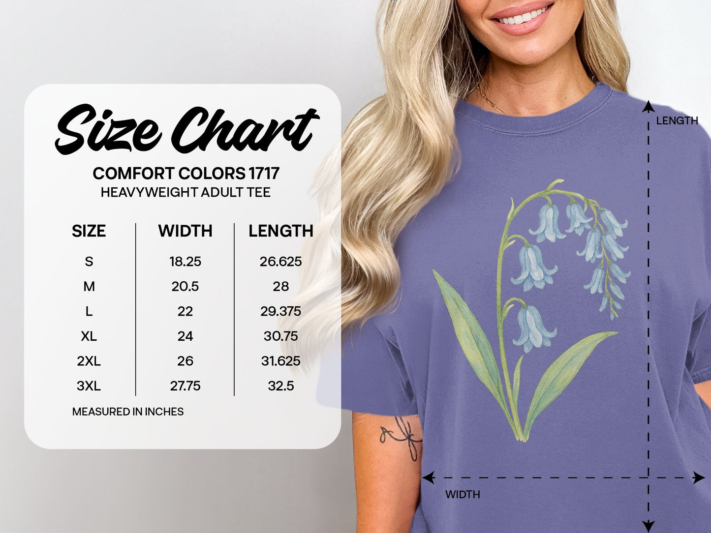 Floral Graphic Heavyweight Adult Tee product
