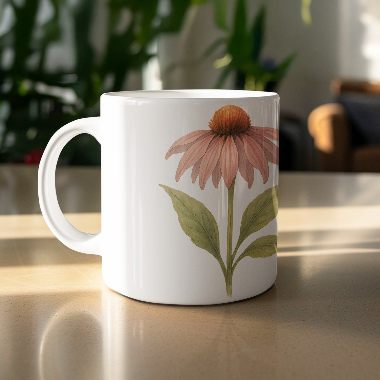 Elegant Floral Design Morning Coffee Mug product type
