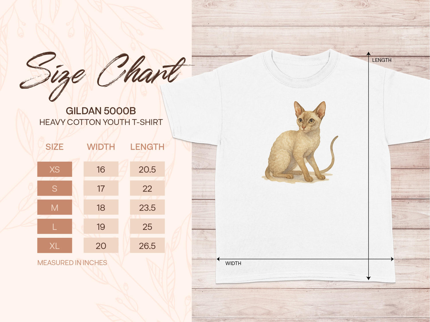 Sphynx Cat Art Gildan 5000B Heavy Cotton T-Shirt product