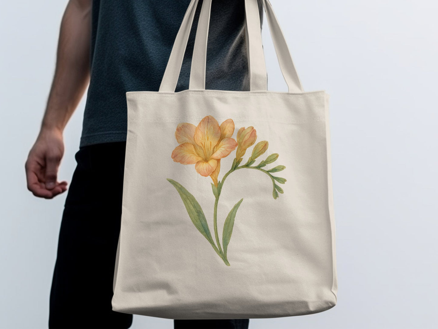 Elegant Floral Design Tote Bag Product Type