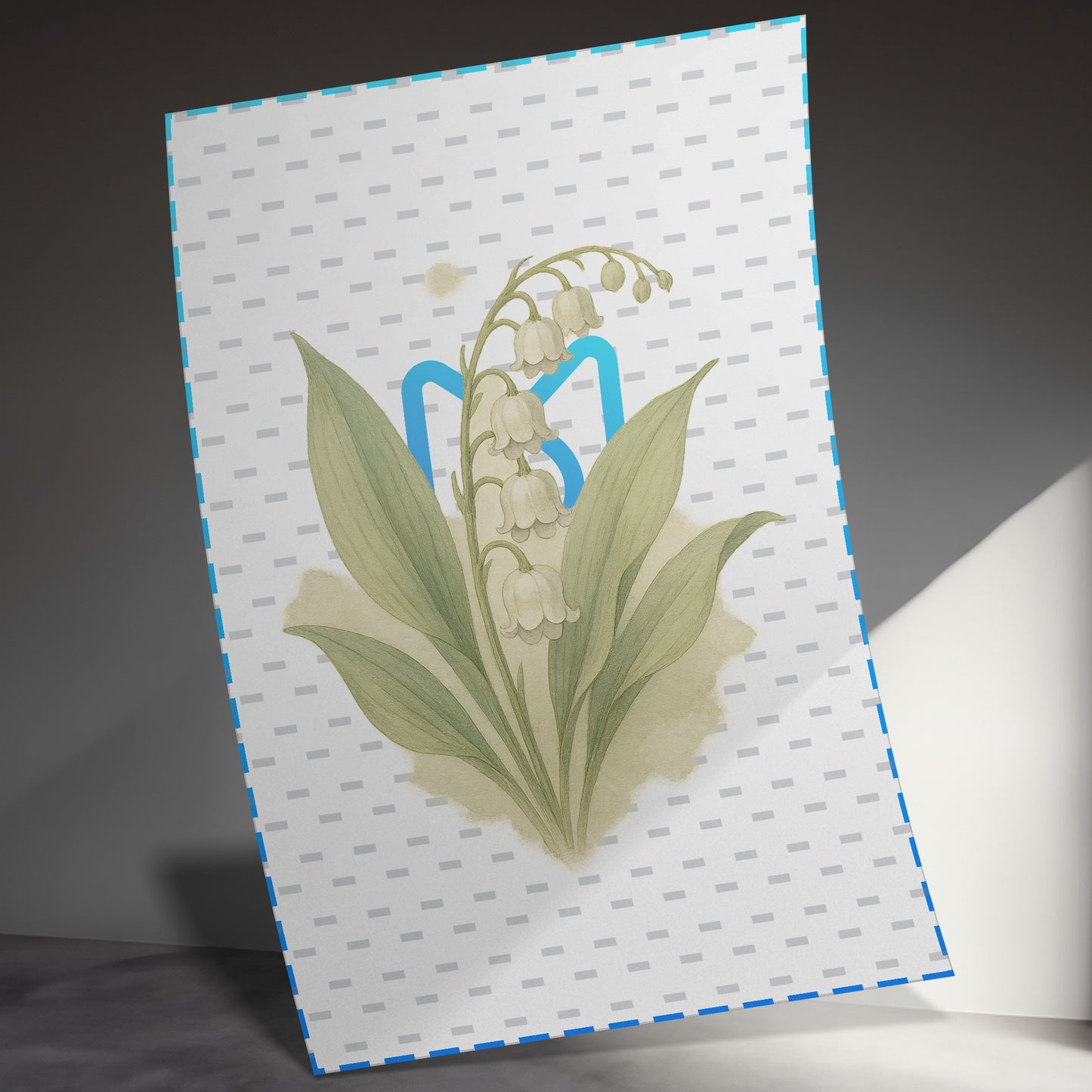 Botanical Lily of the Valley Art Print product type