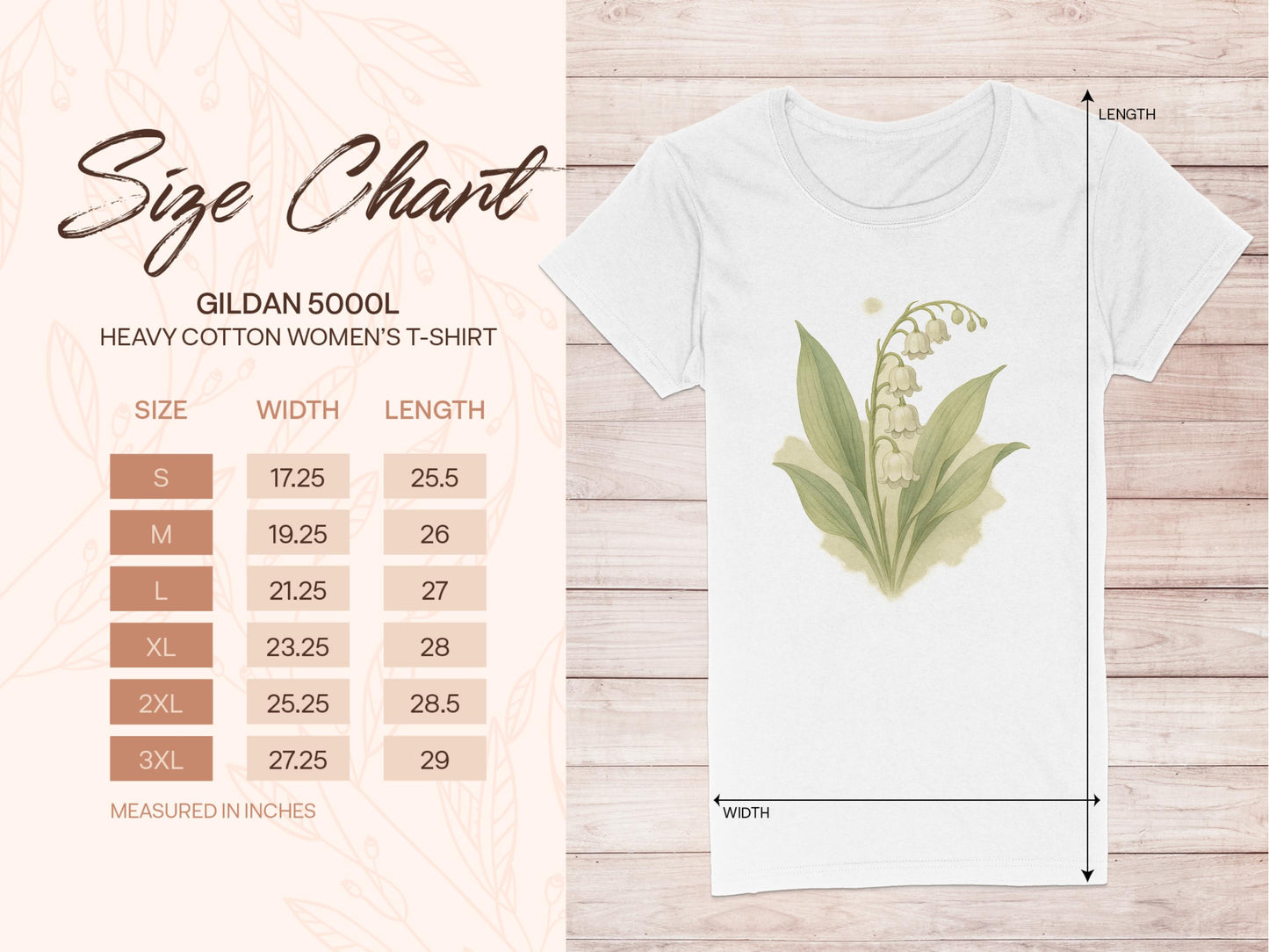 Lily of the Valley Floral Graphic T-Shirt product
