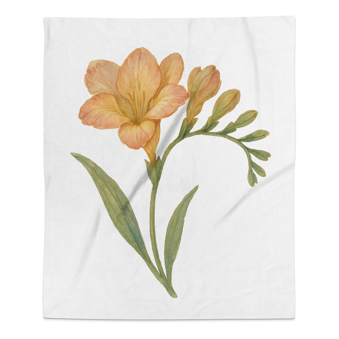 Elegant Floral Print with Peach Blossoms product type