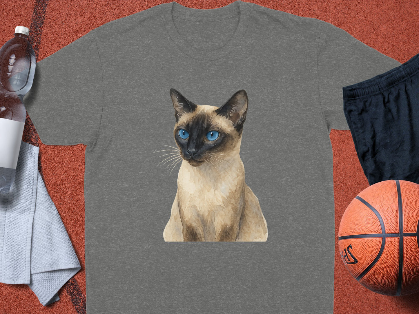 Siamese Cat Design Graphic Tee Perfect For Pet Lovers product