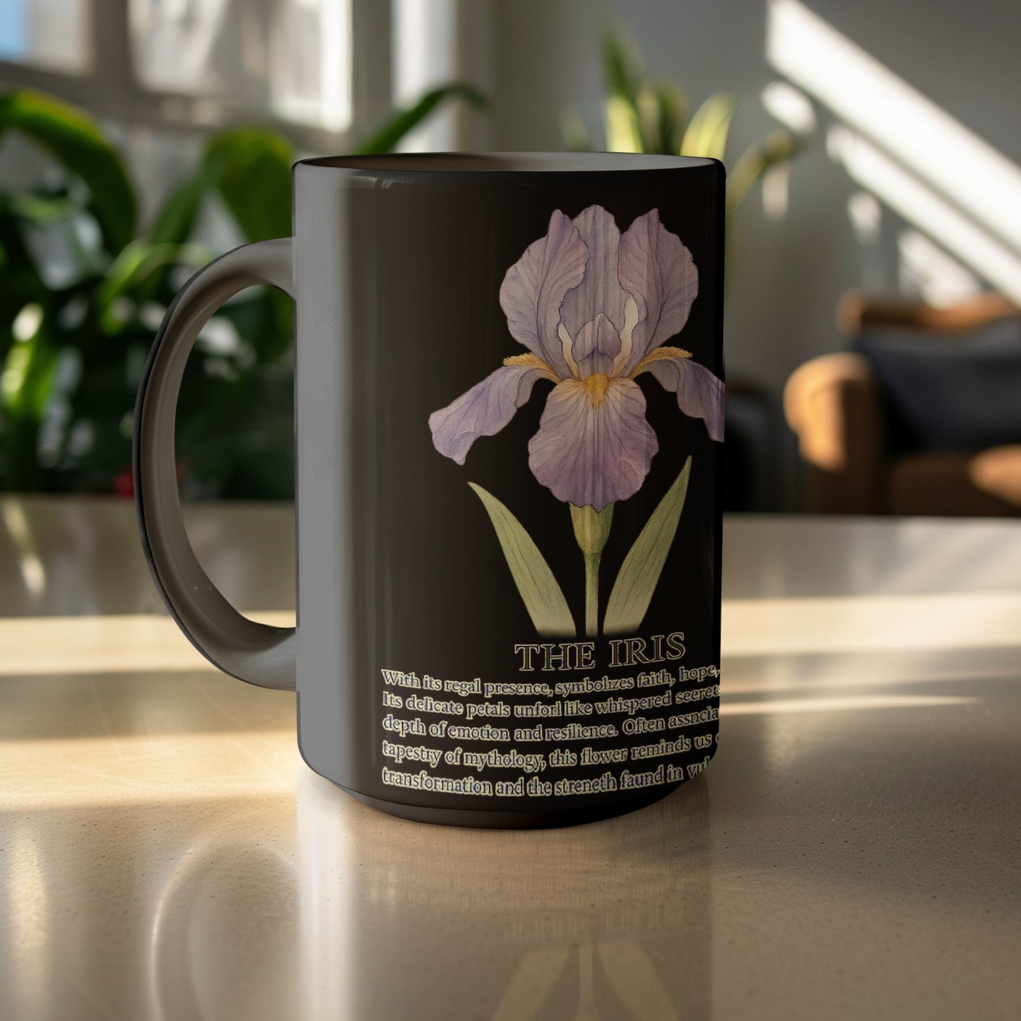 Beautiful Flower Purple Iris Mug product