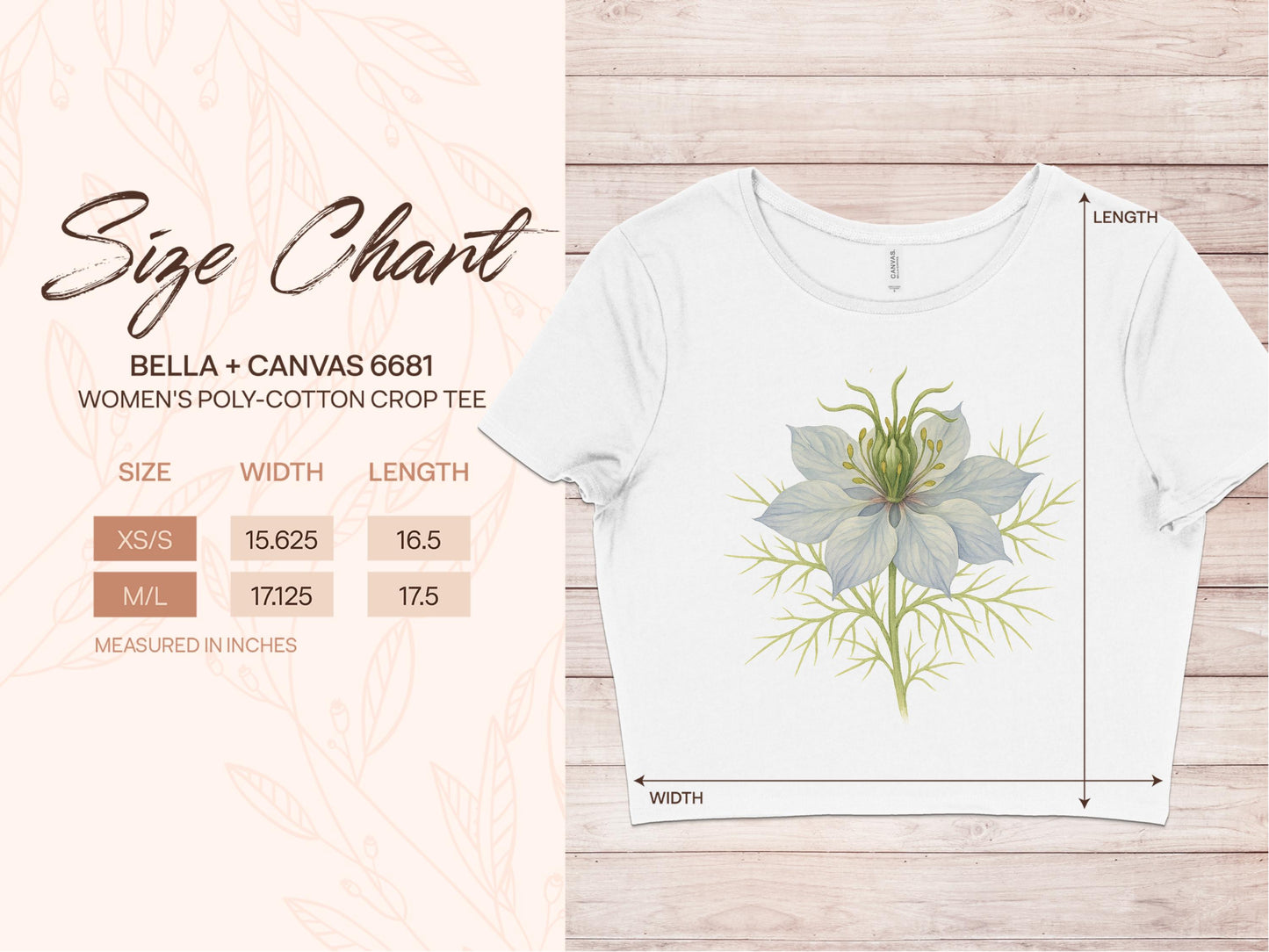 Women's Stylish Floral Print Crop Tee product type