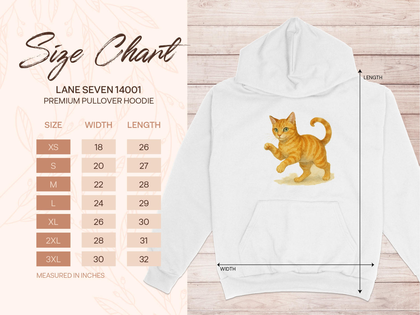 Cute Cat Graphic Print Premium Pullover Hoodie product