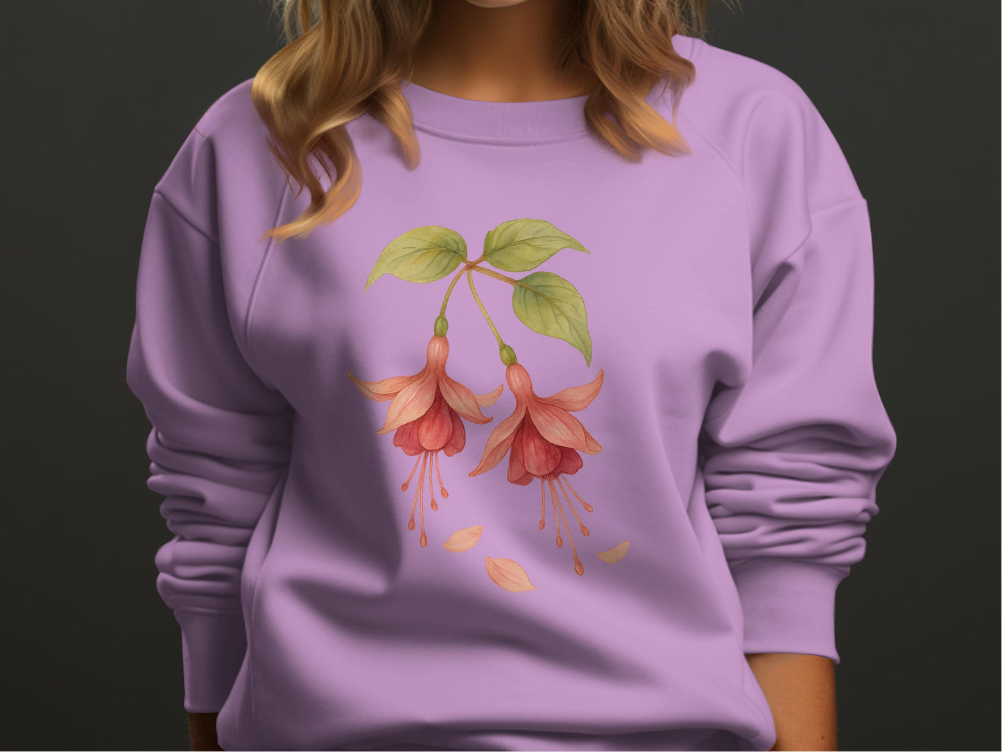 Floral Design Women's Sweatshirt product type