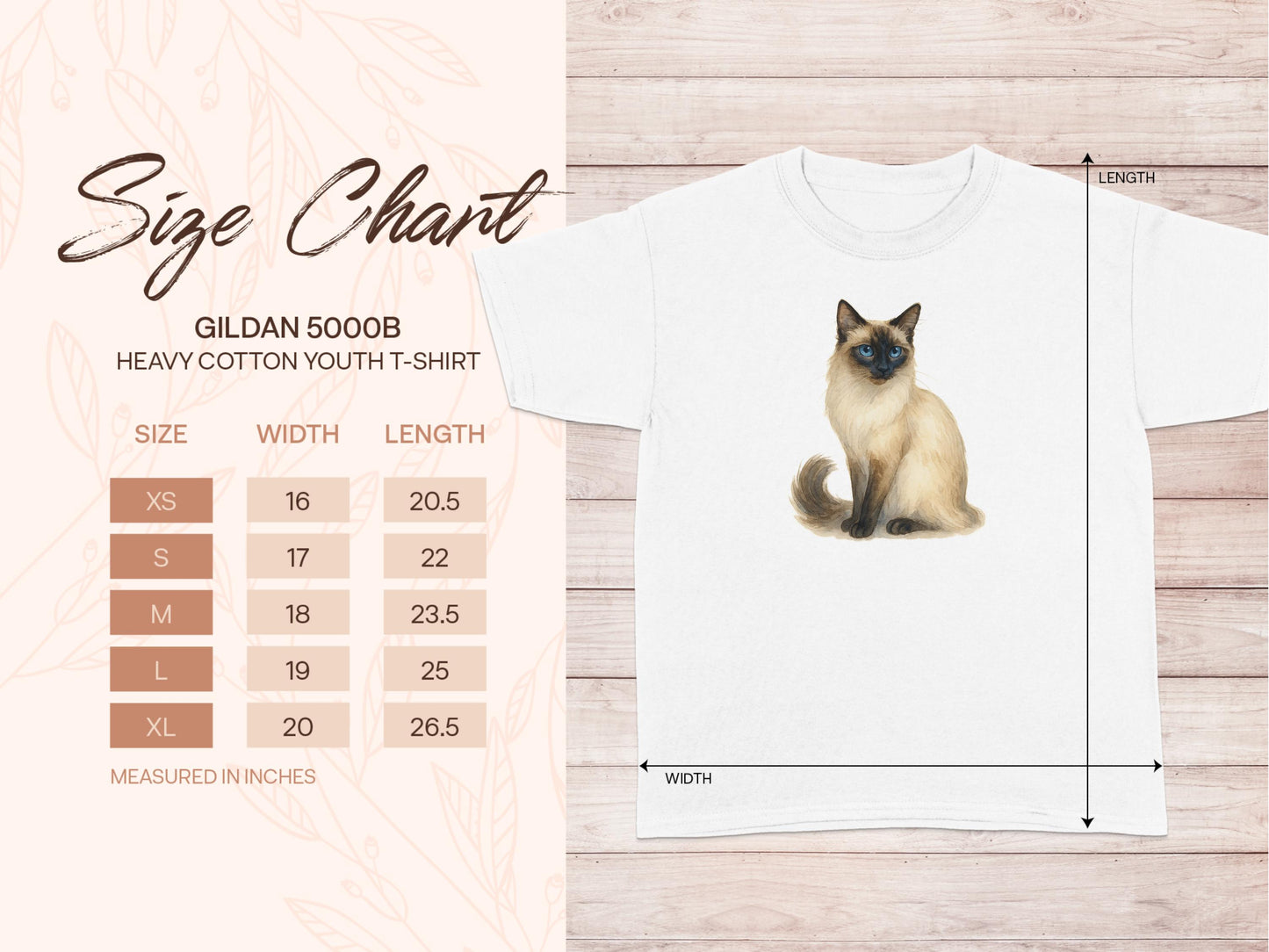 Siamese Cat Youth T-Shirt for Animal Lovers product