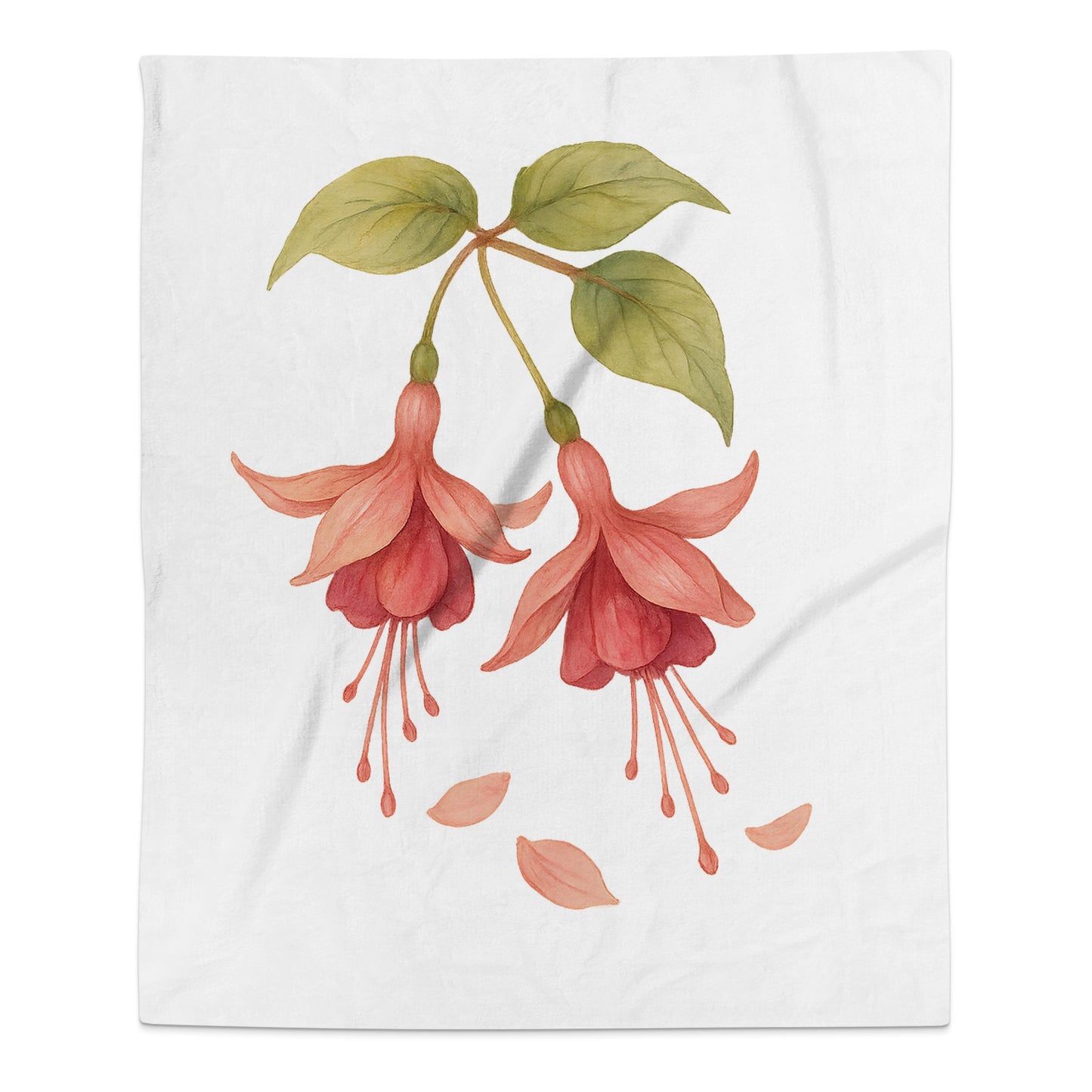 Beautifully Illustrated Flower Design Tapestry product