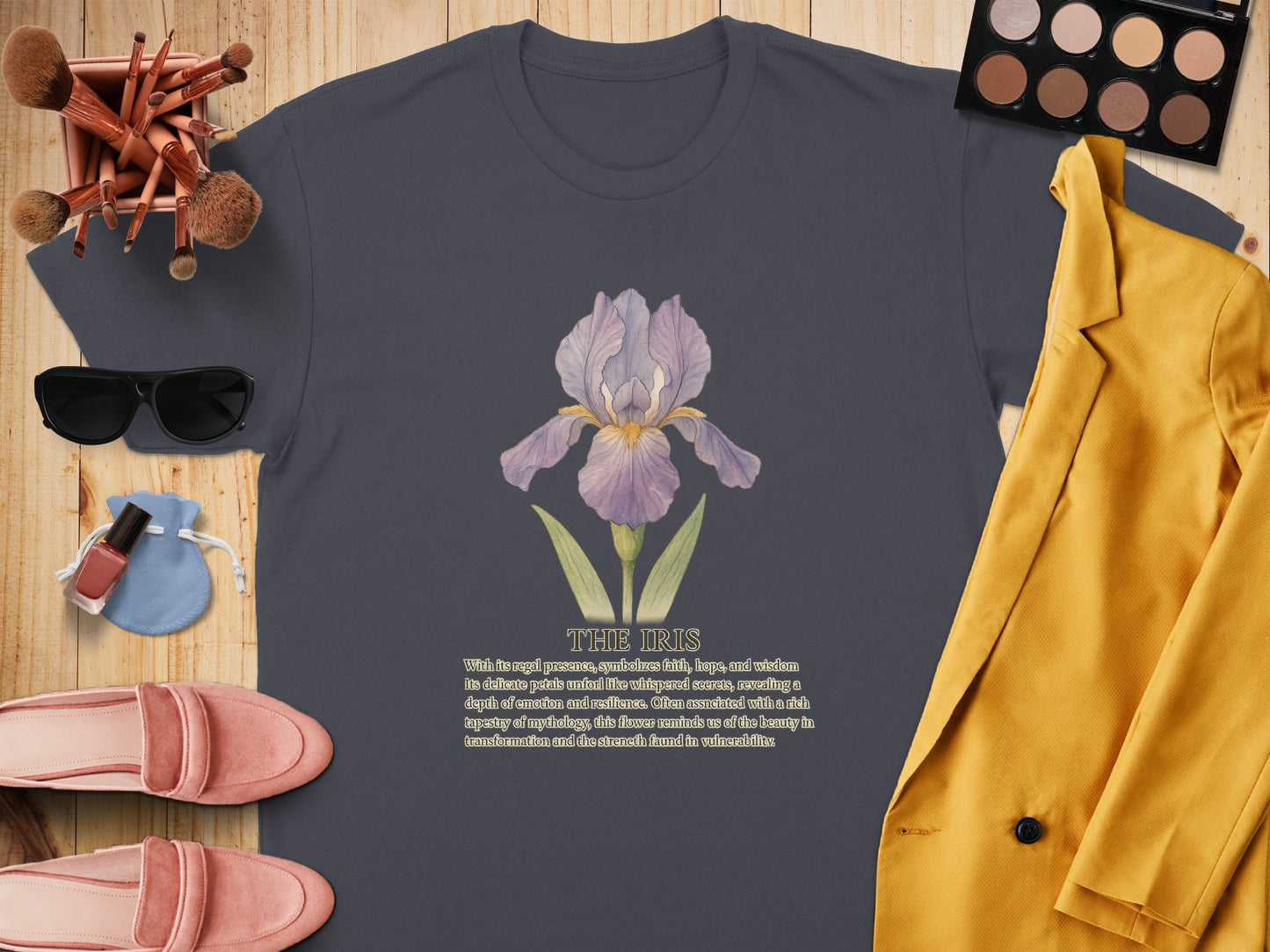The Iris Flower Graphic Design T-shirt product