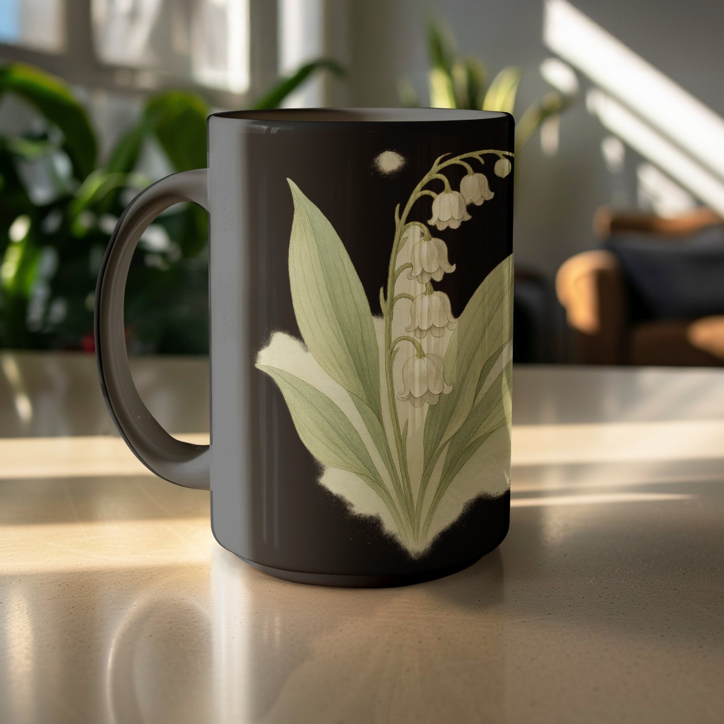 Elegant Lily of the Valley Design Coffee Mug product