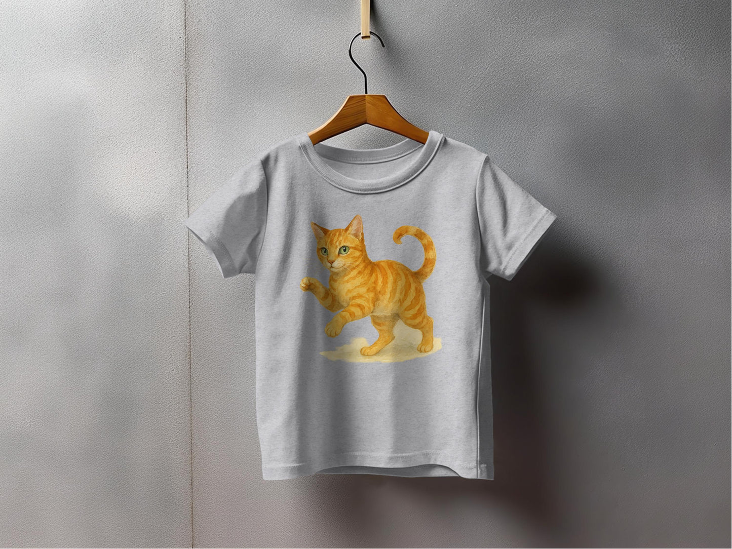Adorable Orange Cat Graphic Design T-Shirt product