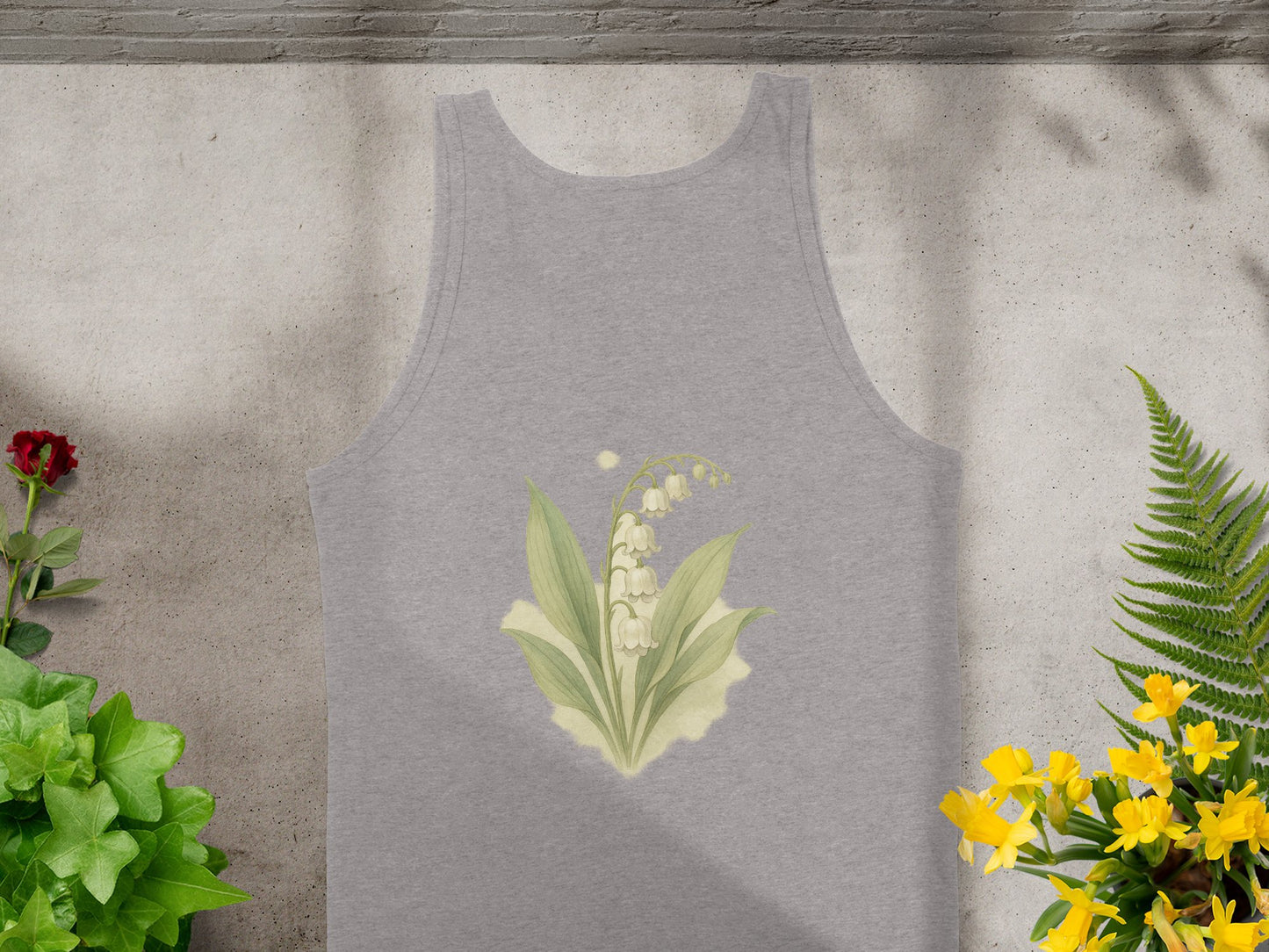 Beautiful Floral Print Tank Top Casual Summer product type