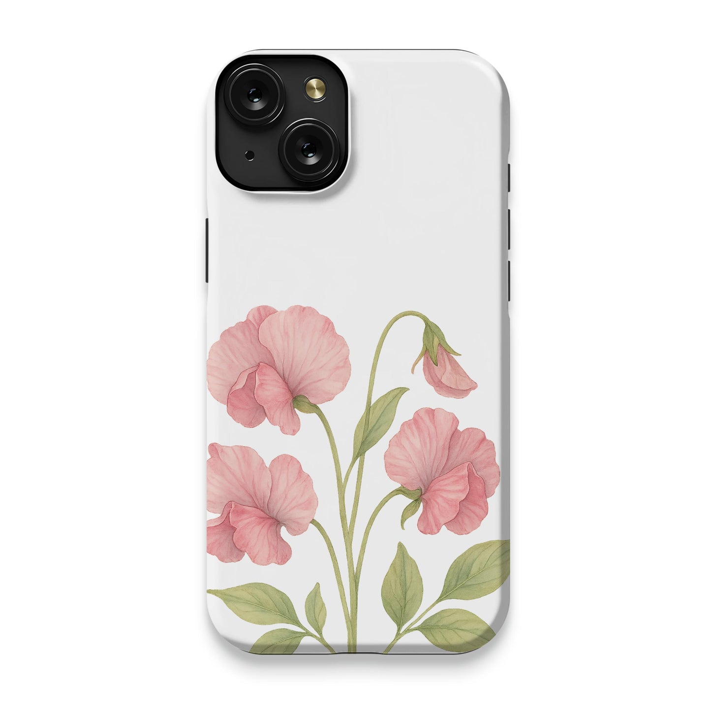 Elegant Pink Flower Design on Phone Case product type