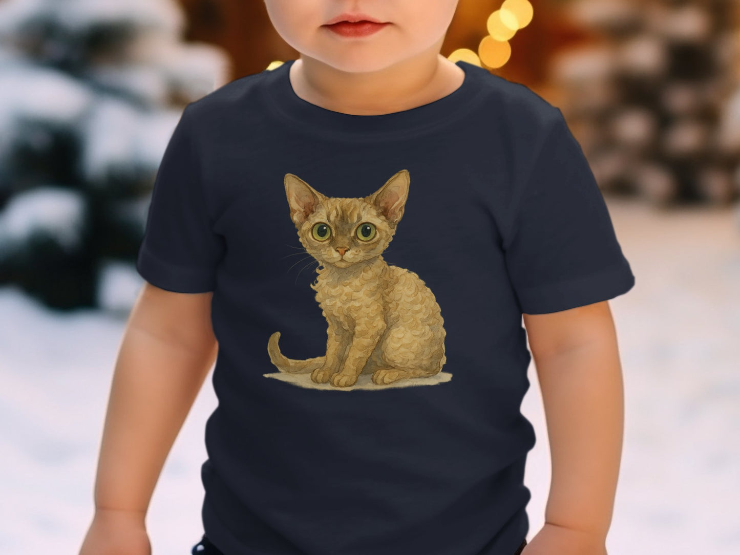 Cute Kitten Graphic on Kids T-Shirt Product