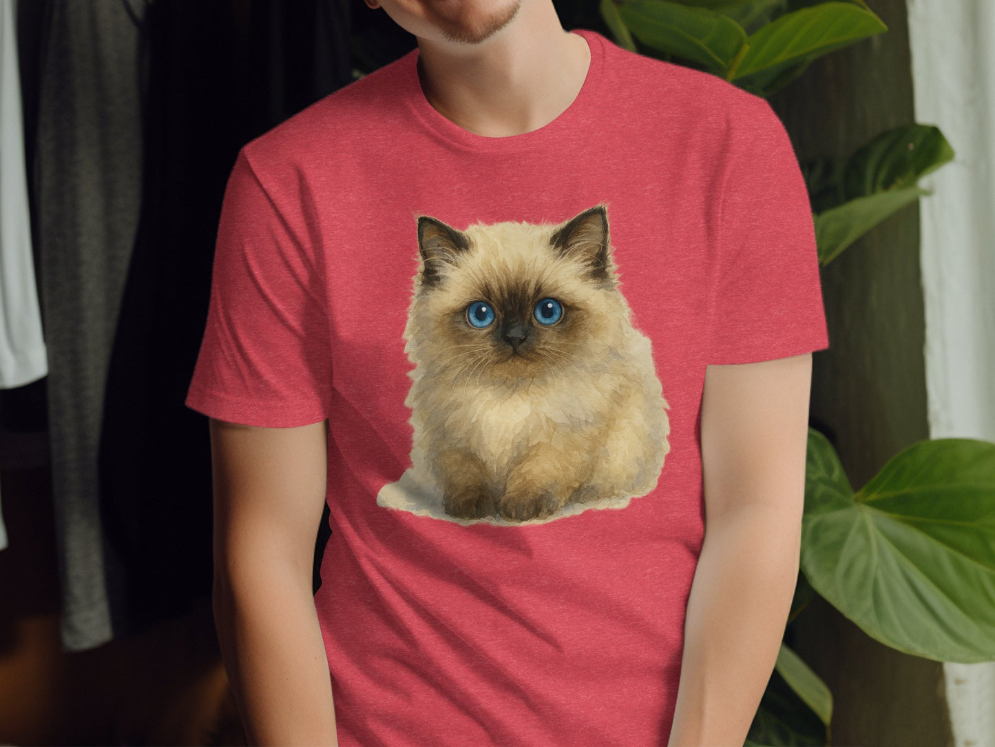 Cute Fluffy Kitten Graphic Design T-shirt product