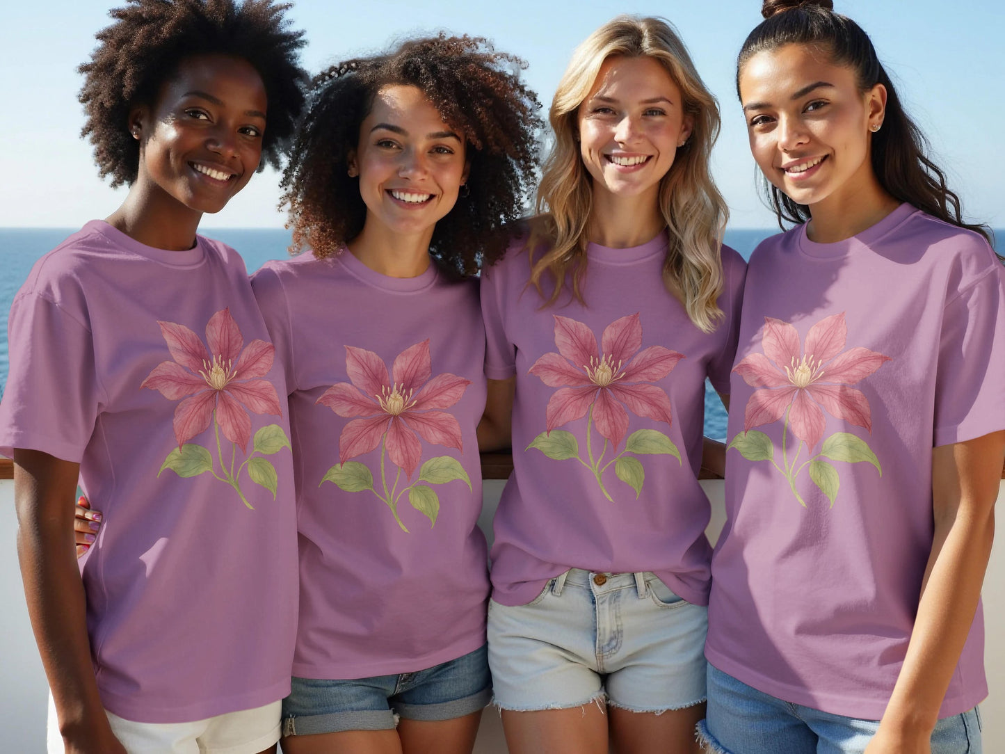 Beautiful Floral Design Women's T-Shirt product