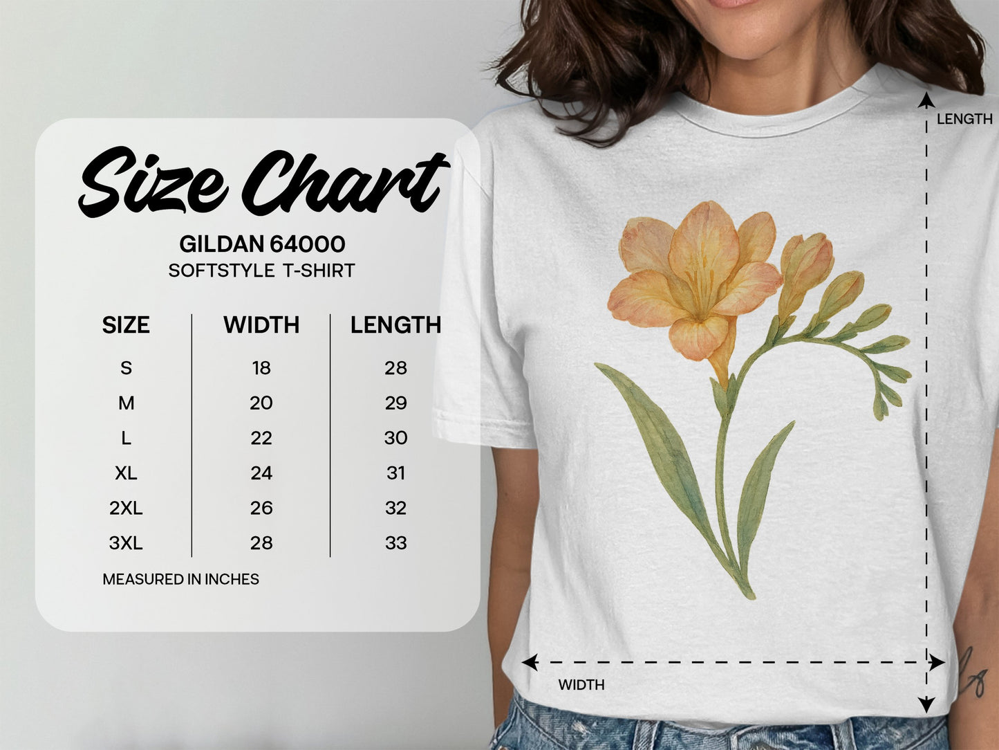 Floral Design Softstyle T-Shirt product
