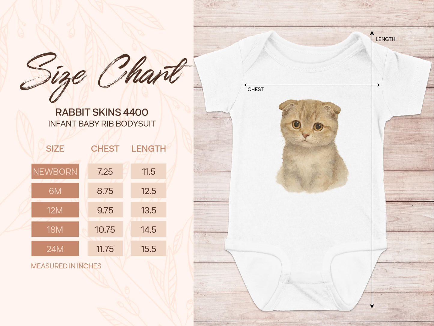 Adorable Cat Print Infant Baby Rib Bodysuit Product