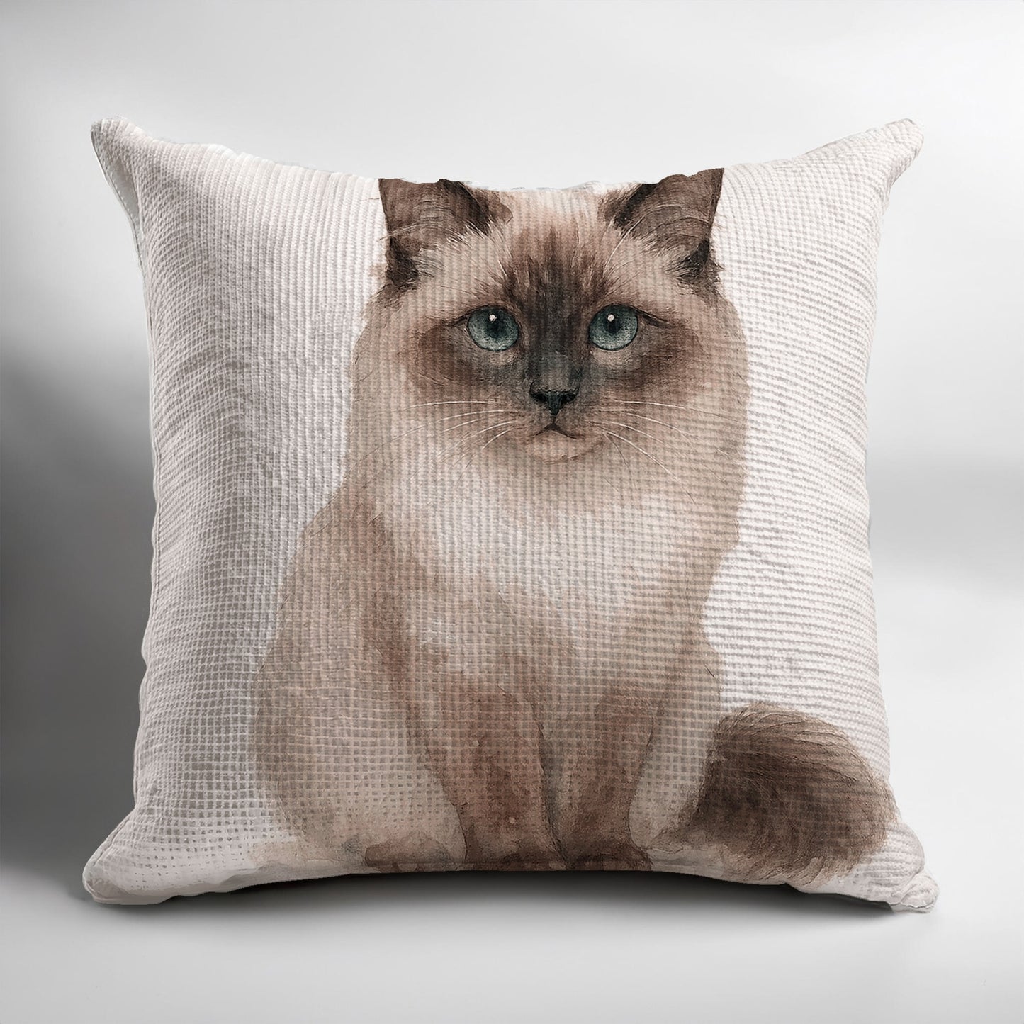 Beautiful Cat Illustration Decorative Pillow product