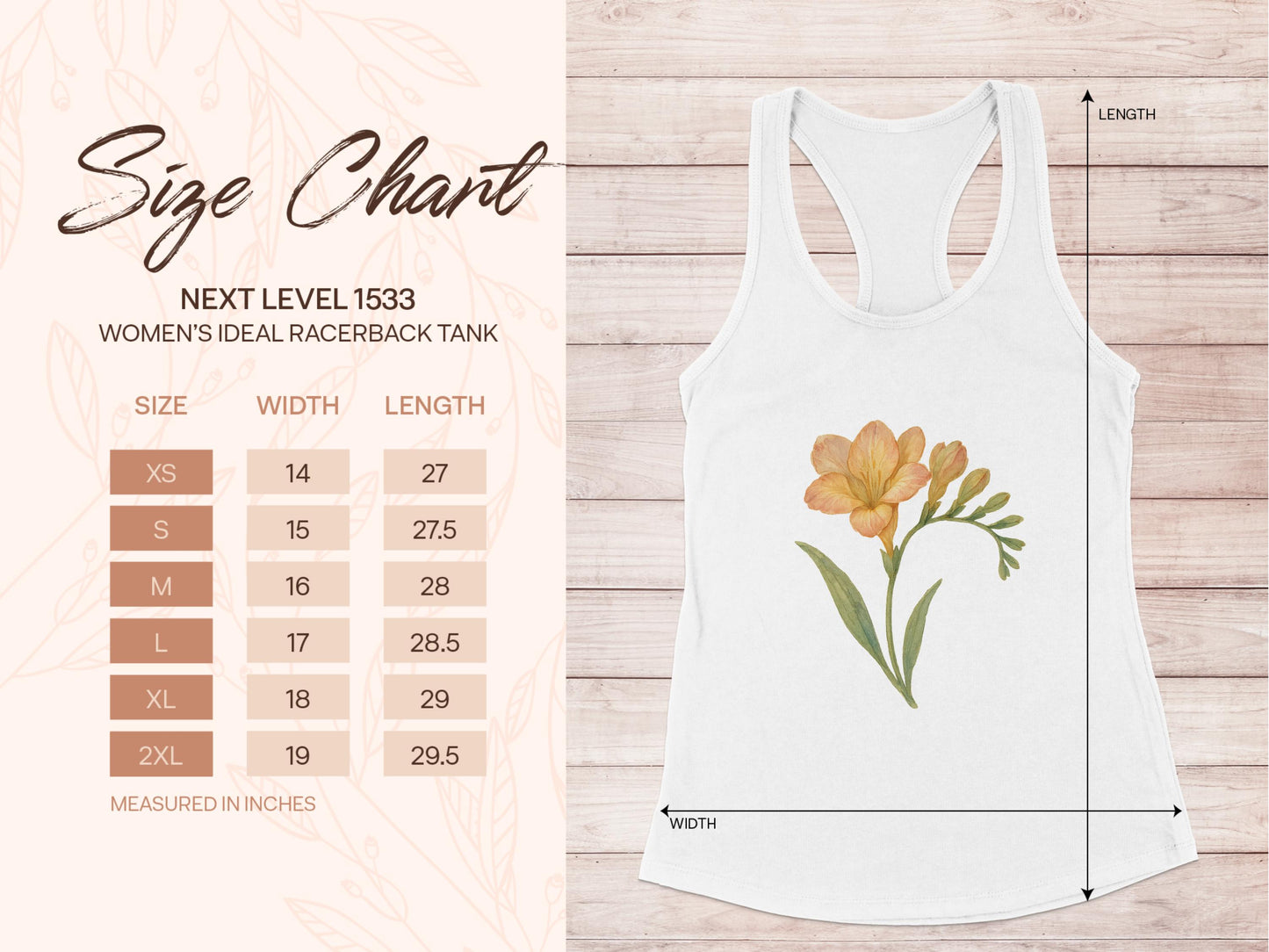 Yellow Flower Graphic Women's Ideal Racerback Tank product