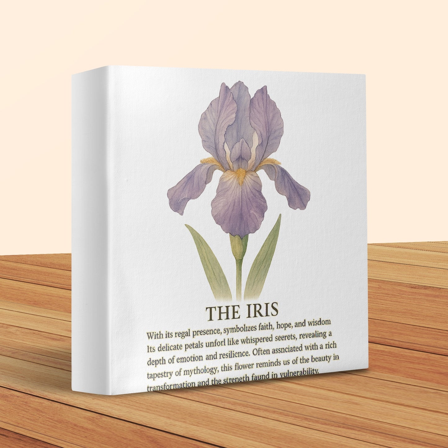 Elegant Iris Flower Canvas Art Decor product type