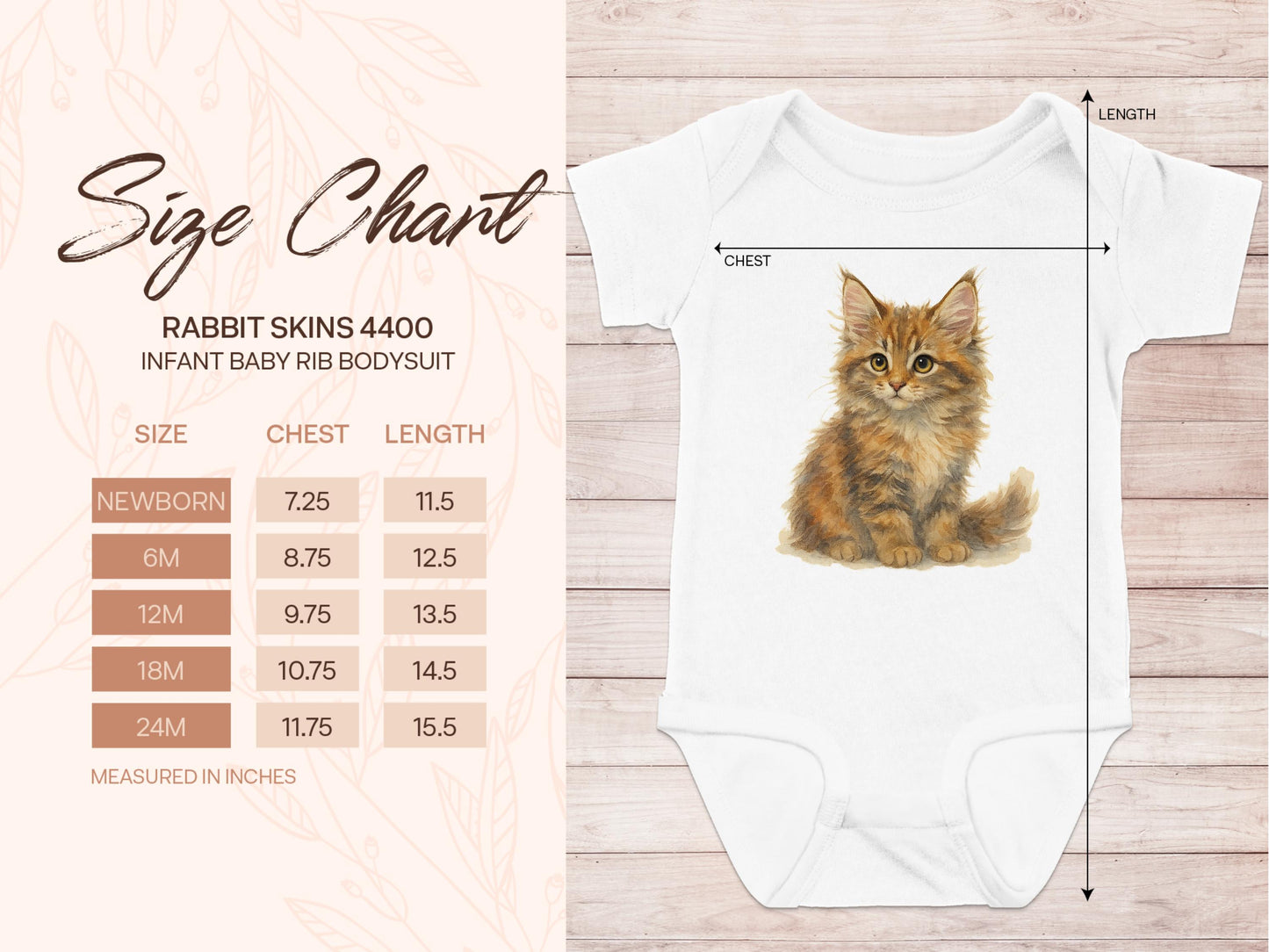 Adorable Cat Print Infant Baby Rib Bodysuit product type