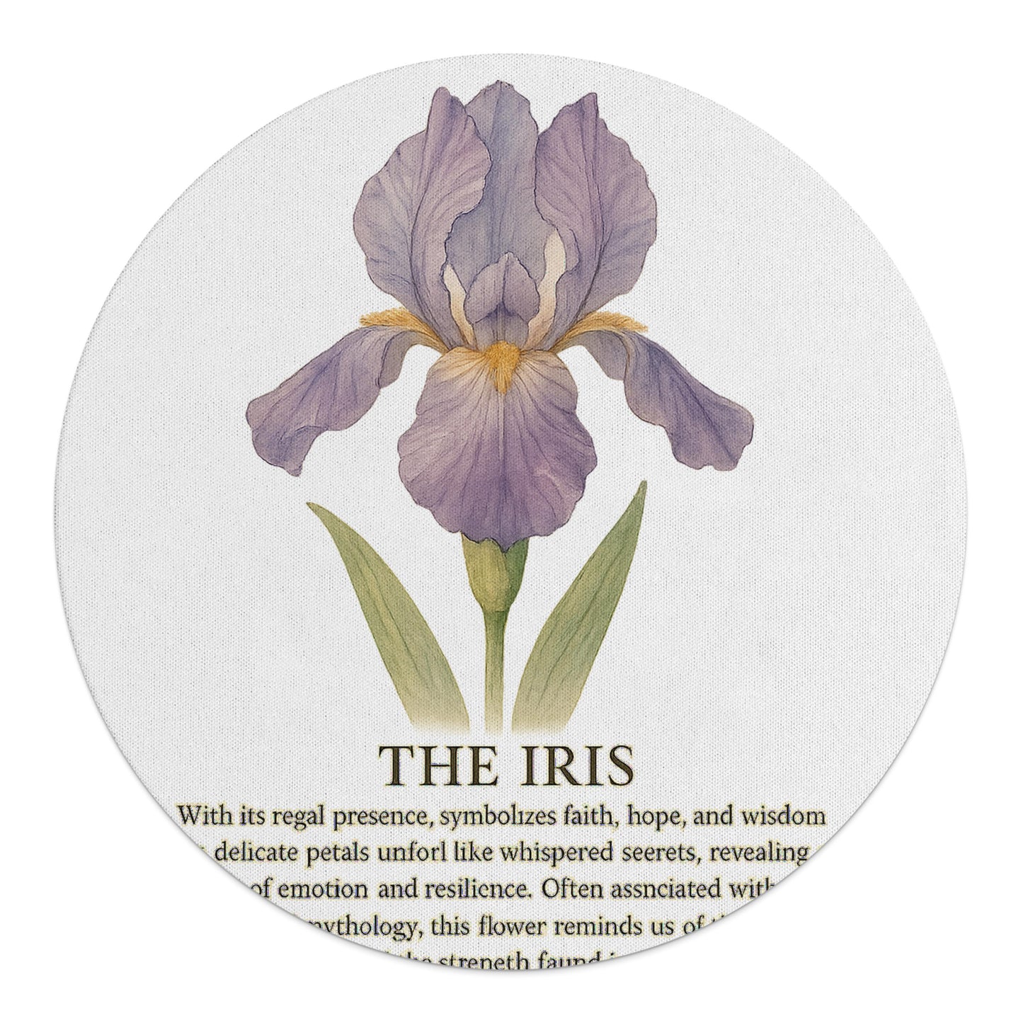Symbolic Iris Art Print for Inspiration product type