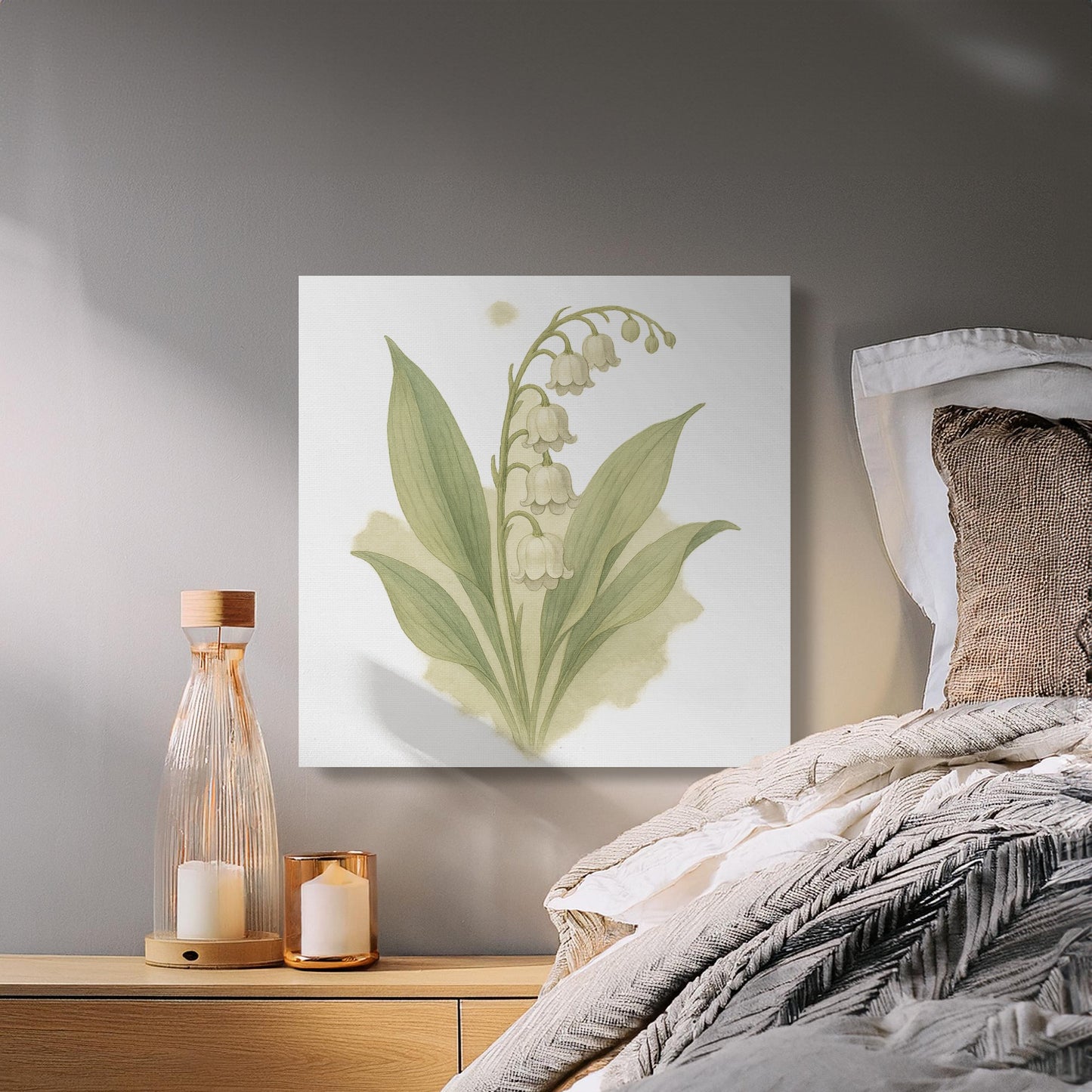Botanical Canvas Wall Art Lily of the Valley product
