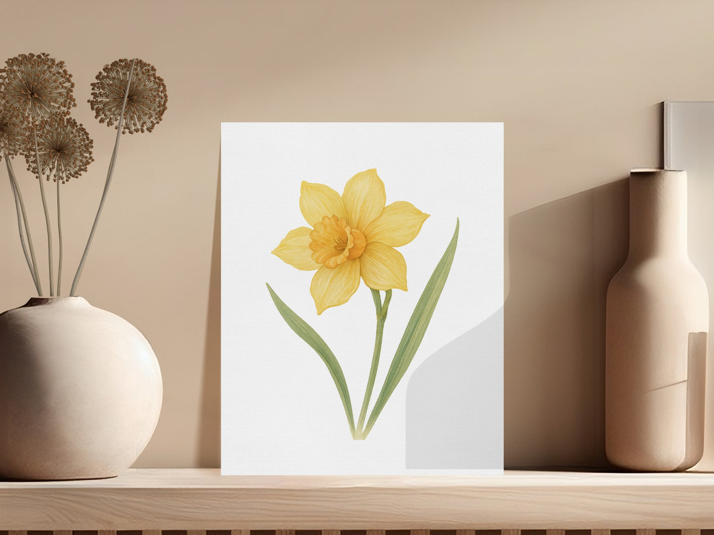 Beautiful Yellow Daffodil Wall Art Print product