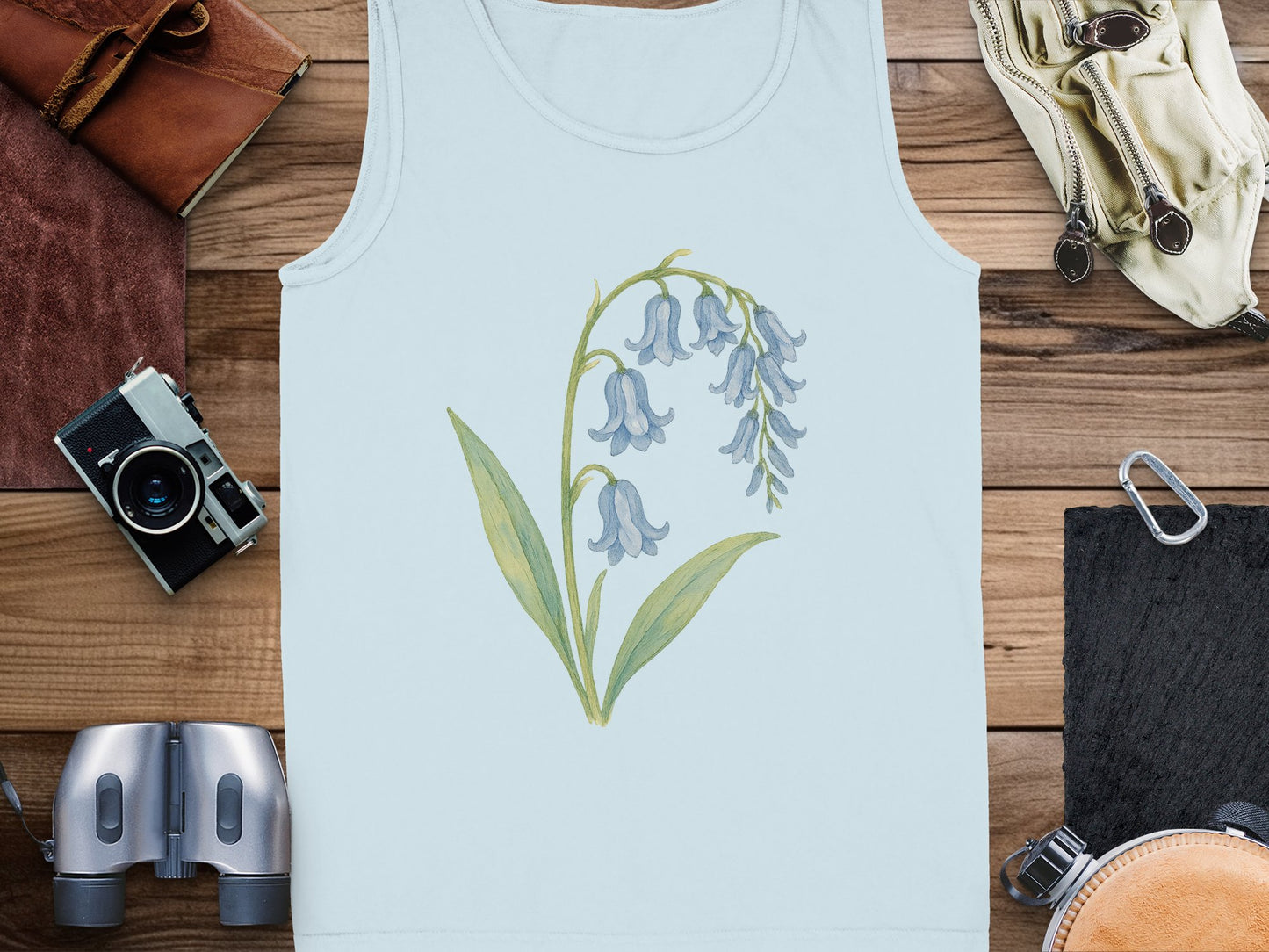 Bluebell Flower Graphic Design Tank Top Sleeveless product