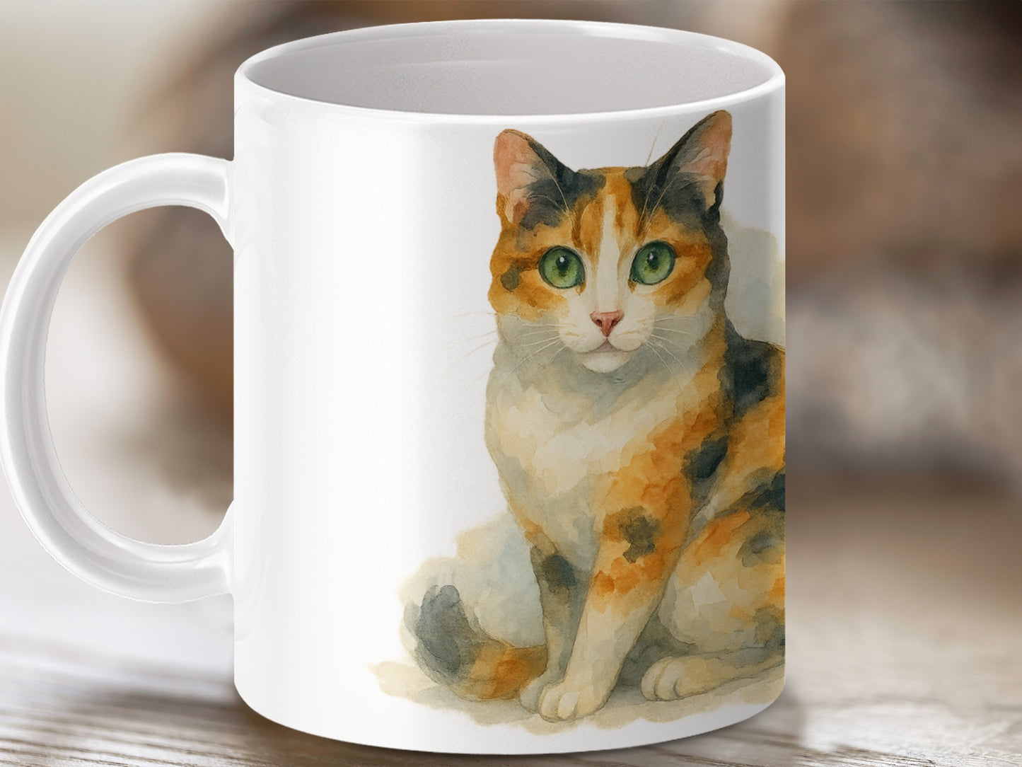 Colorful Cat Design Coffee Mug product type