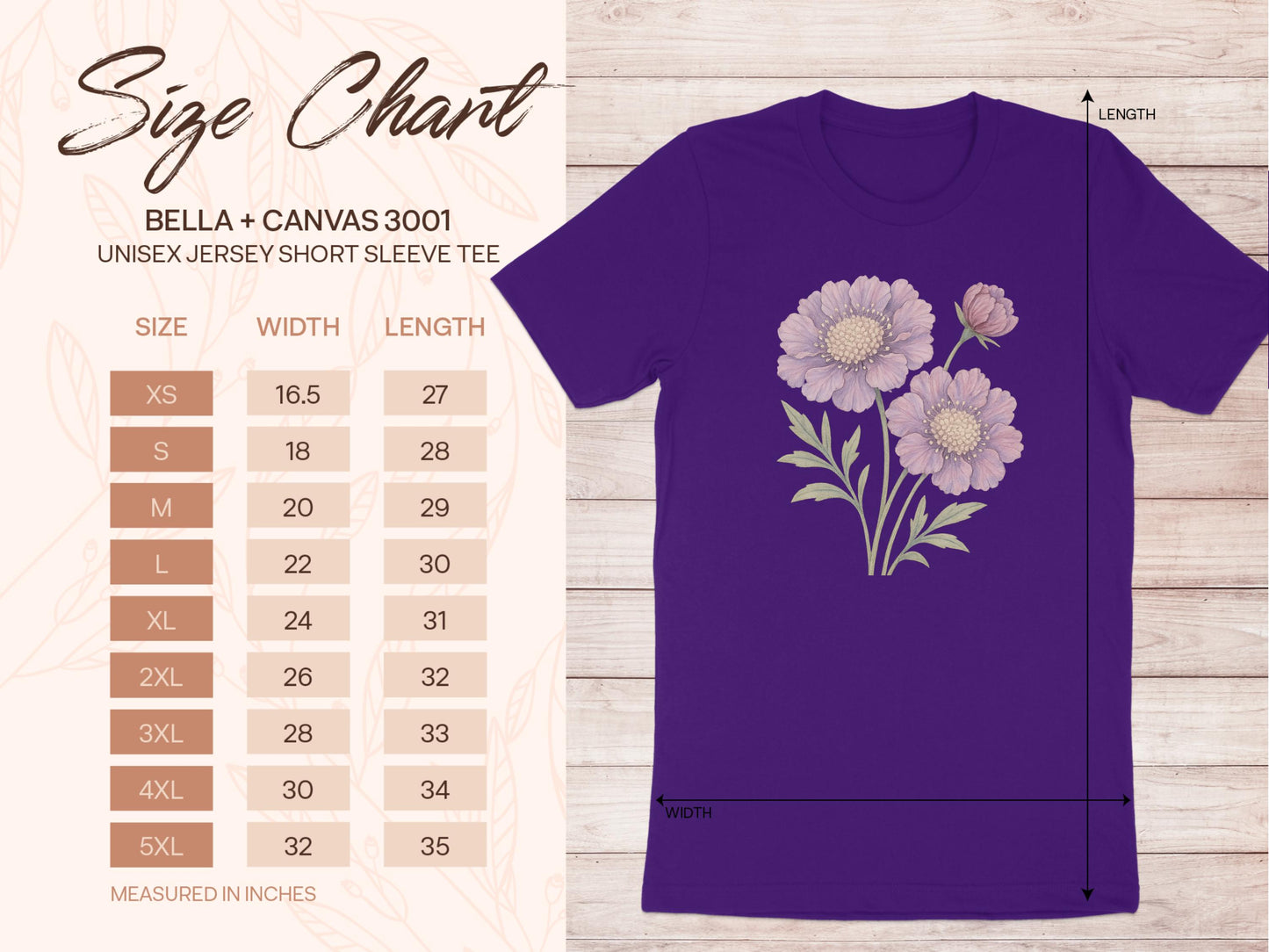 Purple Tee with Floral Print Short Sleeve Tee product