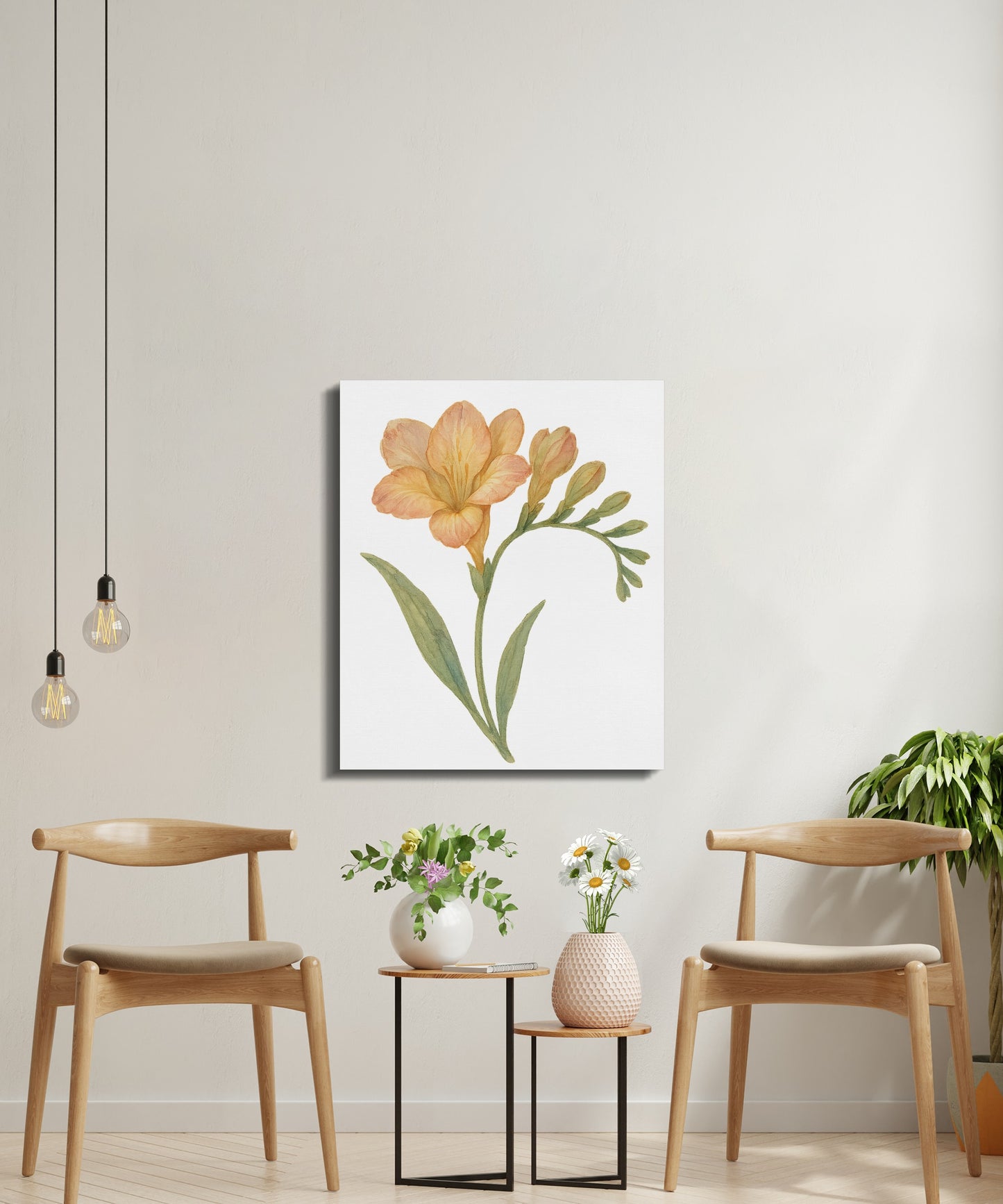 Beautiful Floral Canvas Wall Art for Home Decor product